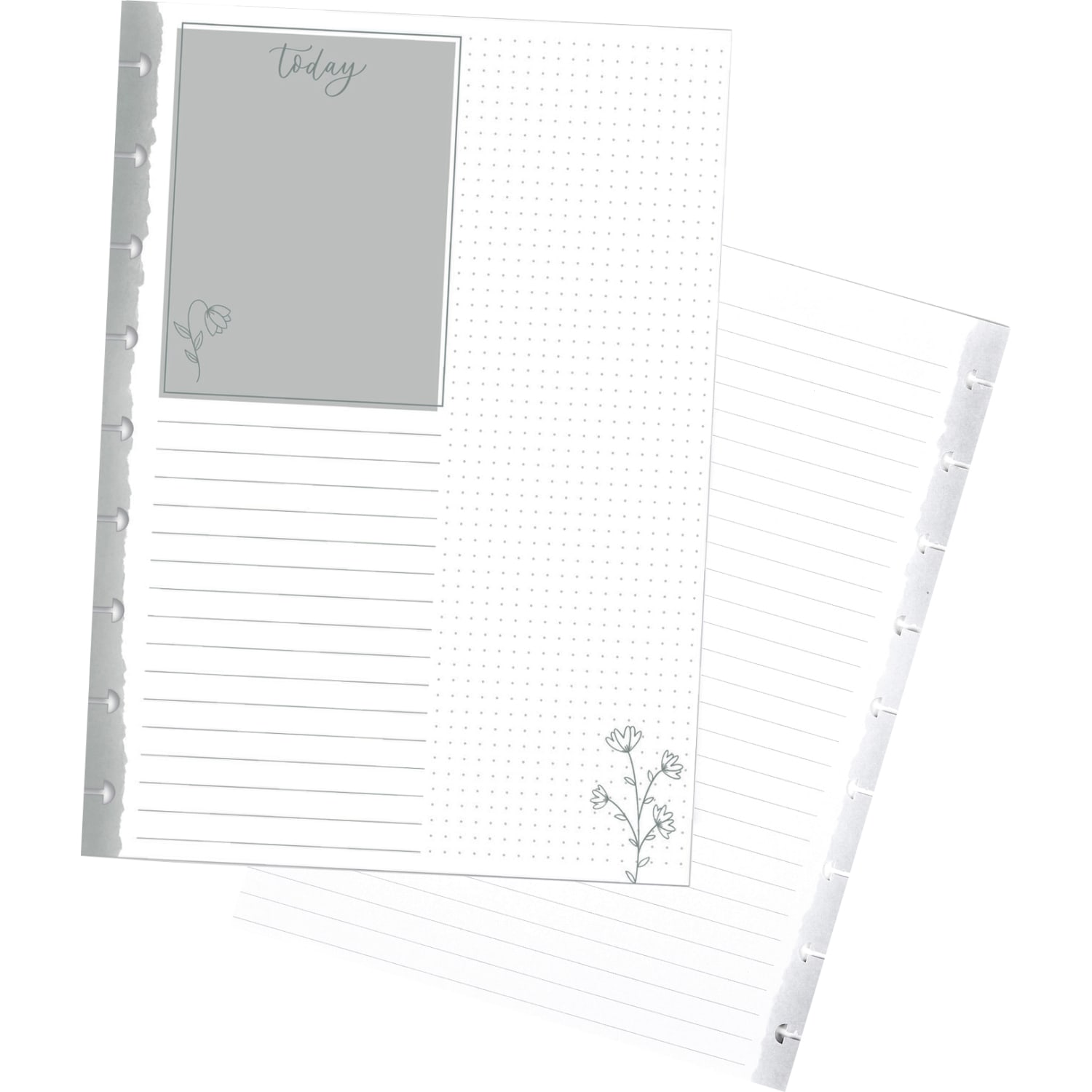 Happy Planner Classic Filler Paper, 40 Sheets, 7in x 9-1/4in, Neutral Florals - Image 3