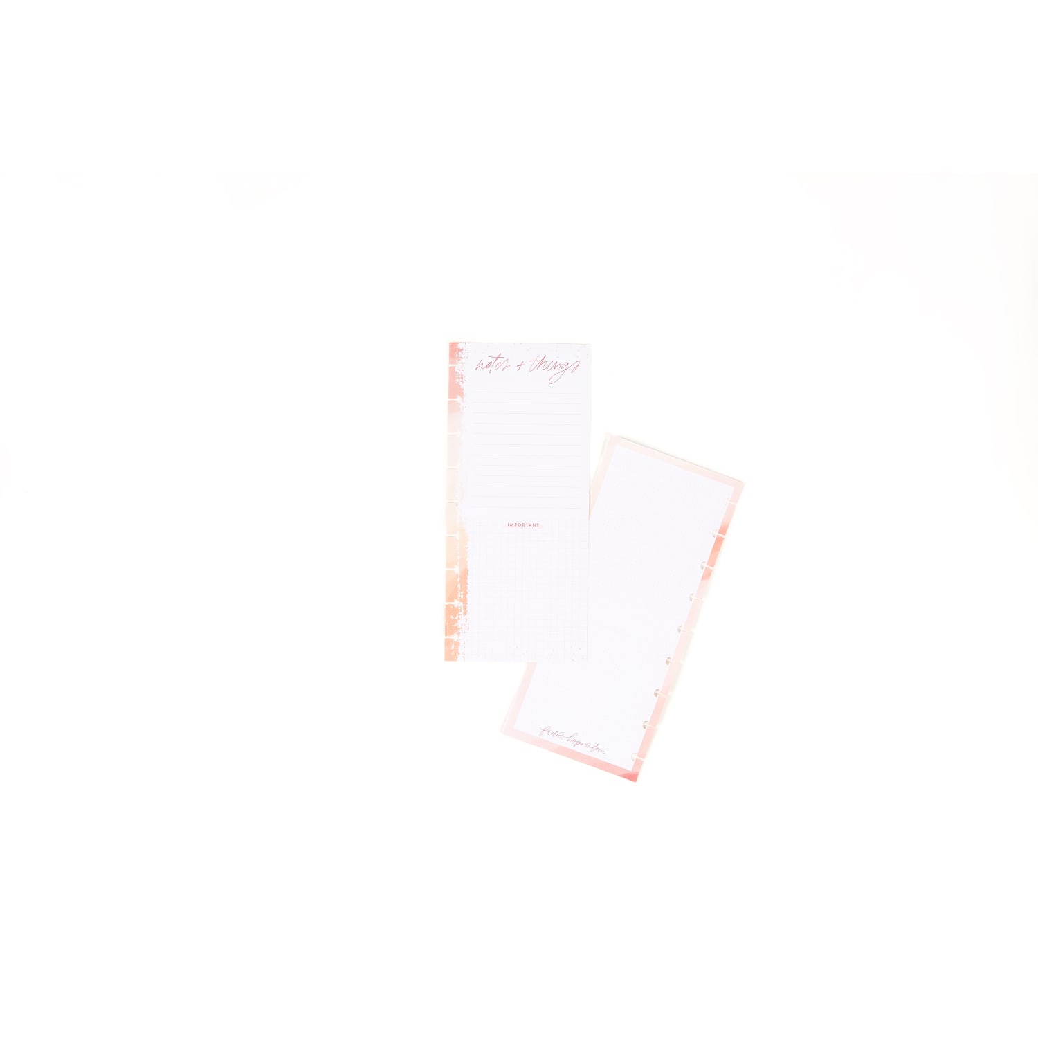 Happy Planner Skinny Classic Half Sheet Filler Paper, 60 Sheets, 4-1/8in x 9-1/4in, Notes And Things - Image 4