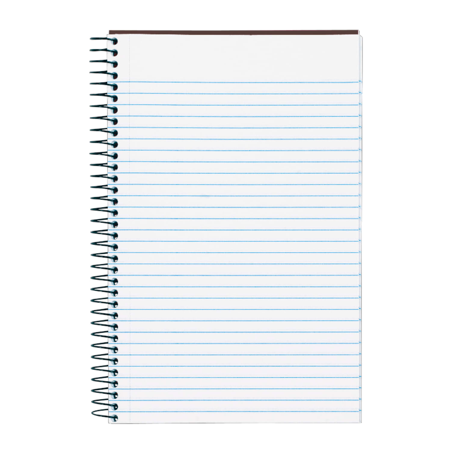 TOPS Classified Colors Business Notebook, 5 1/2in x 8 1/2in, 1 Subject, Narrow Ruled, 100 Sheets, Graphite Gray Cover - Image 3