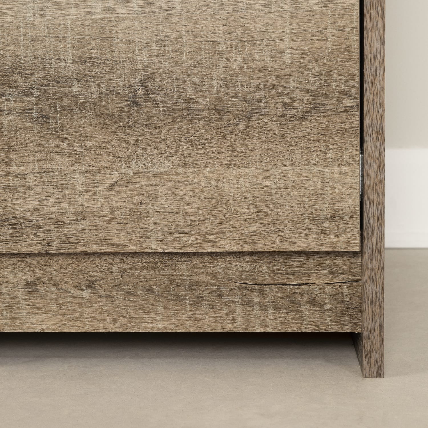 South Shore Tassio 45inW Computer Desk, Weathered Oak - Image 5