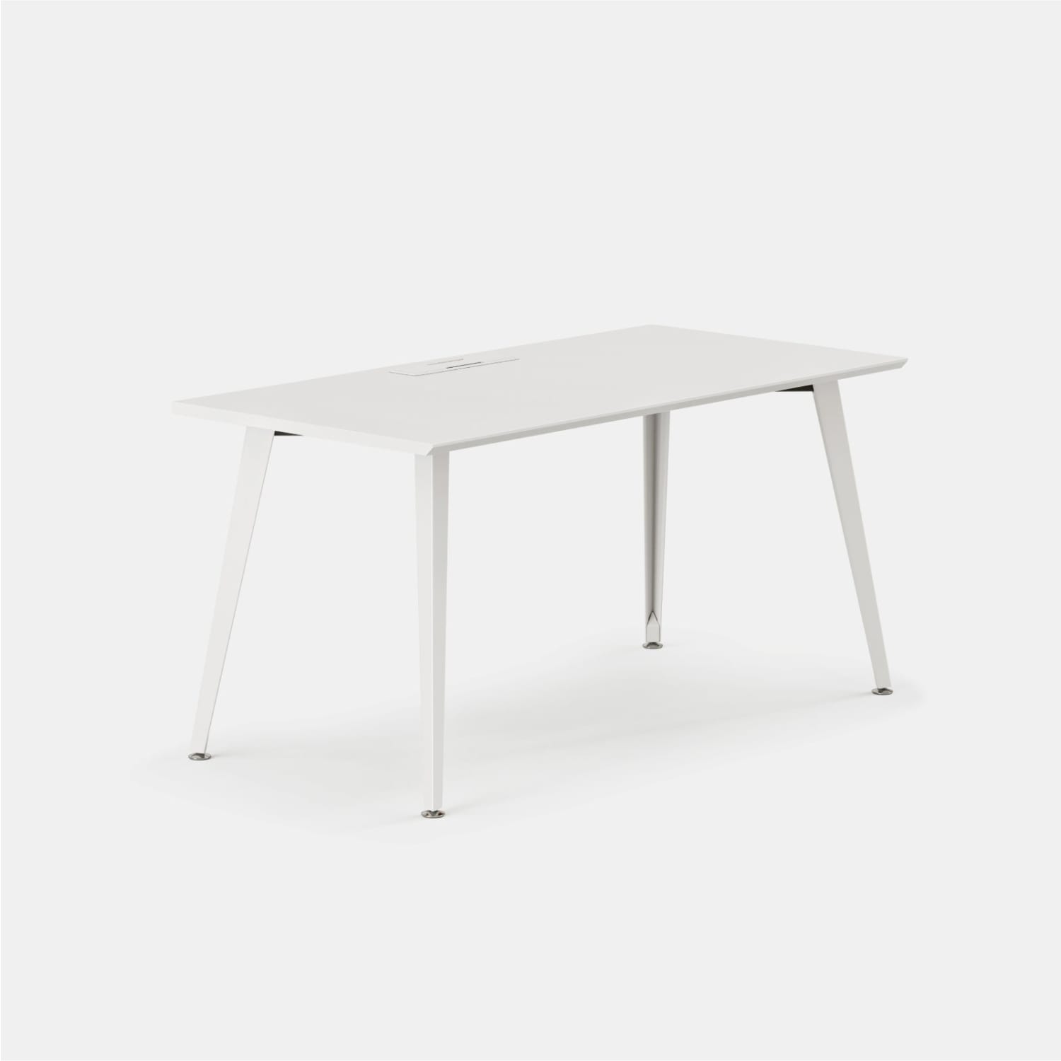 Branch Furniture Office Desk, White/White - Image 3