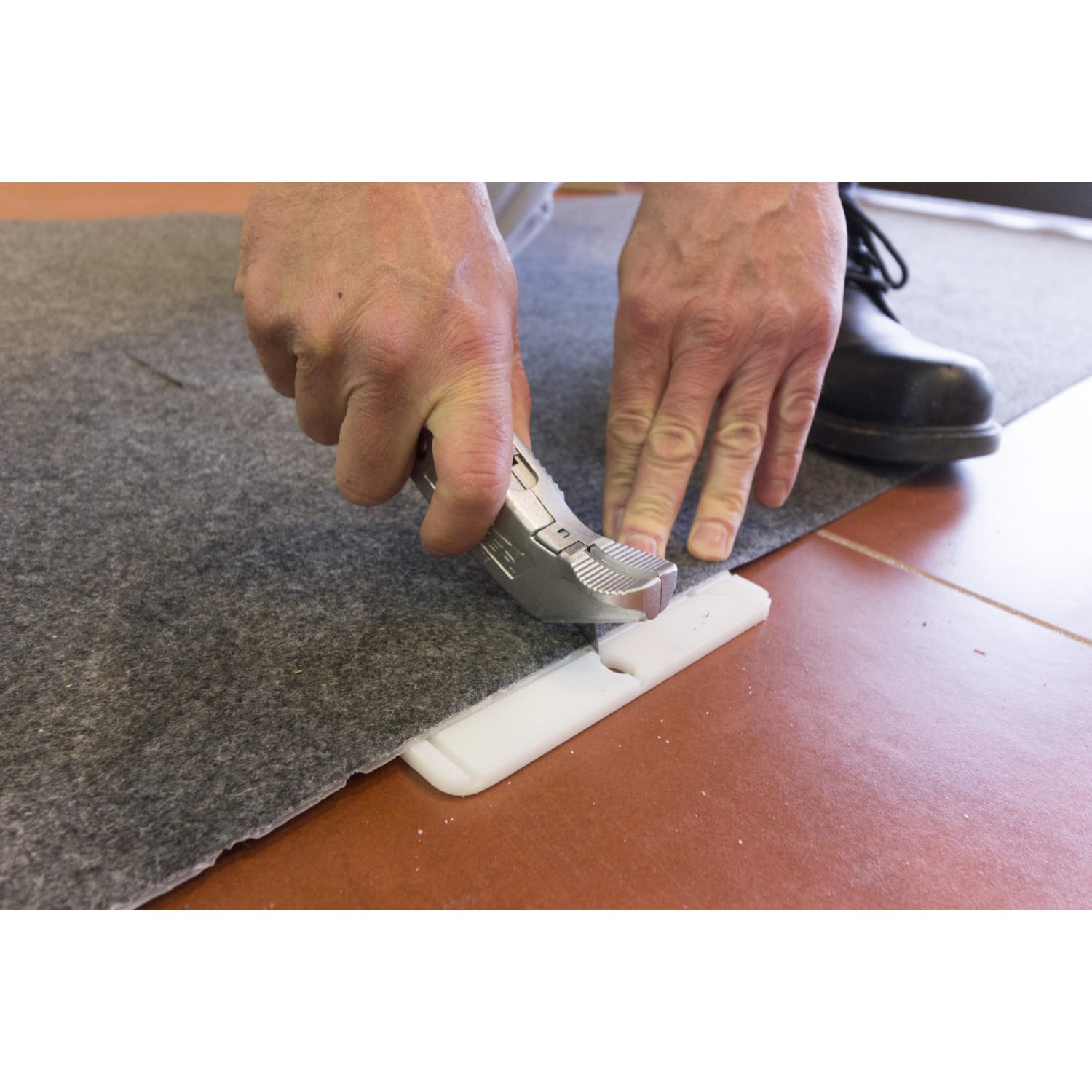 Sure Grip Cutting Guide, White HDPE, 36in x 6in x .25in, 1 ea - Image 4