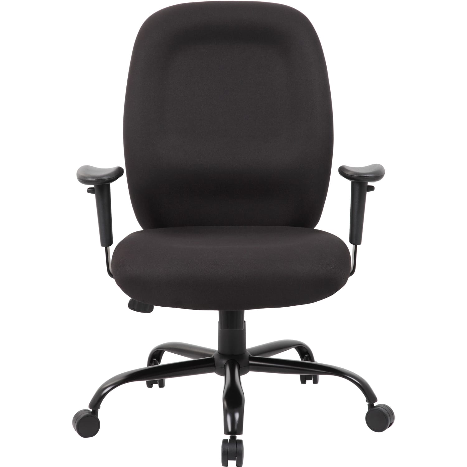 Boss Office Products Heavy Duty Fabric Task Chair Black PopularChairscom