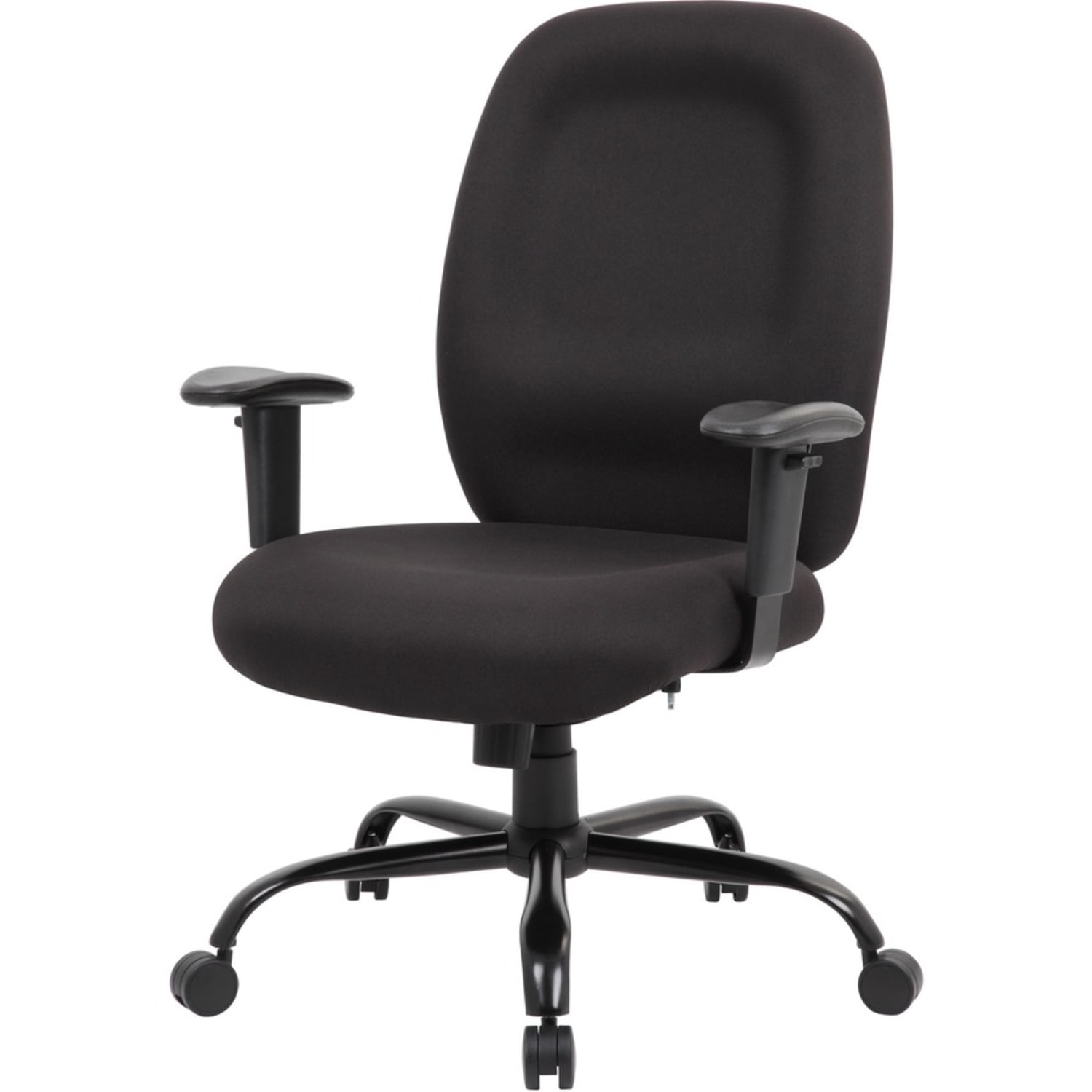 Boss Office Products Heavy Duty Fabric Task Chair Black PopularChairscom