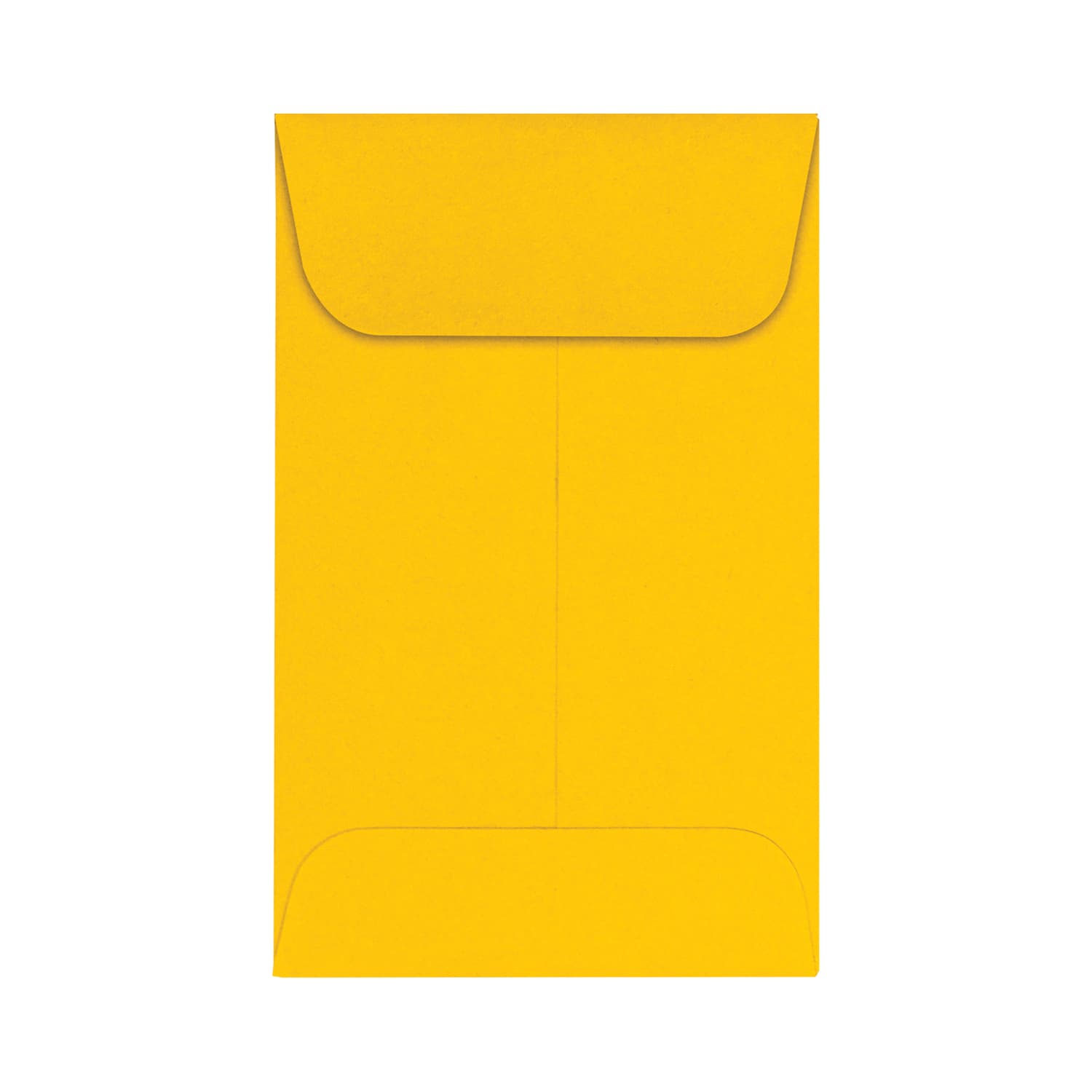 LUX Coin Envelopes, #1, Gummed Seal, Sunflower, Pack Of 250