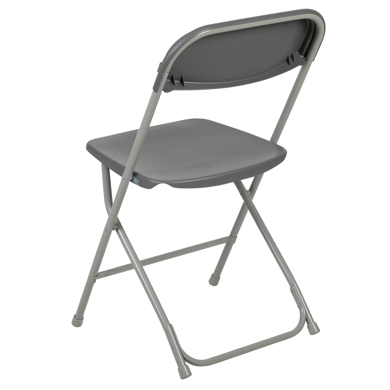 Flash Furniture HERCULES Series Premium Plastic Folding Chairs Gray Set Of 10 Chairs PopularChairscom