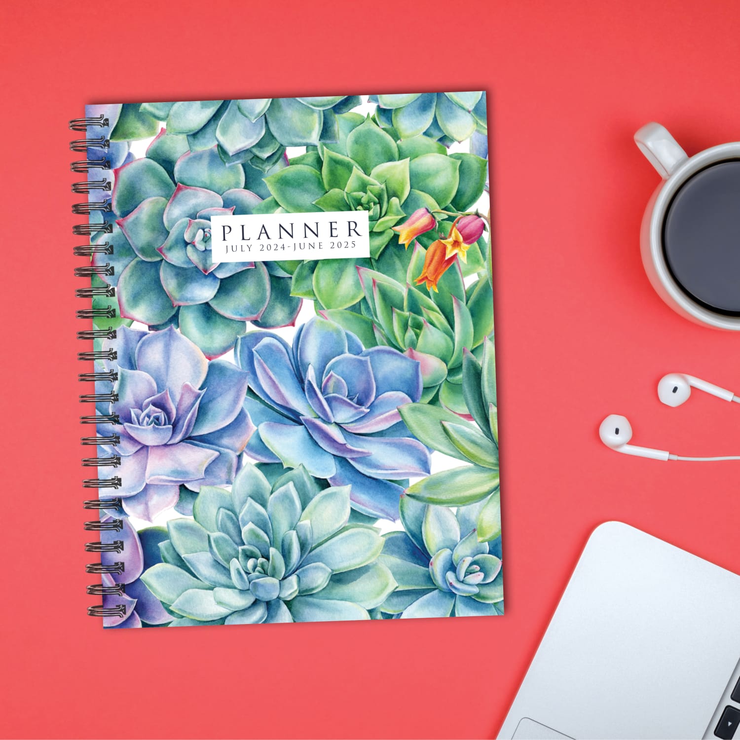 2024-2025 Willow Creek Press Weekly/Monthly Planner, 6-1/2in x 8-1/2in, Succulents, July To June, 47477 - Image 5