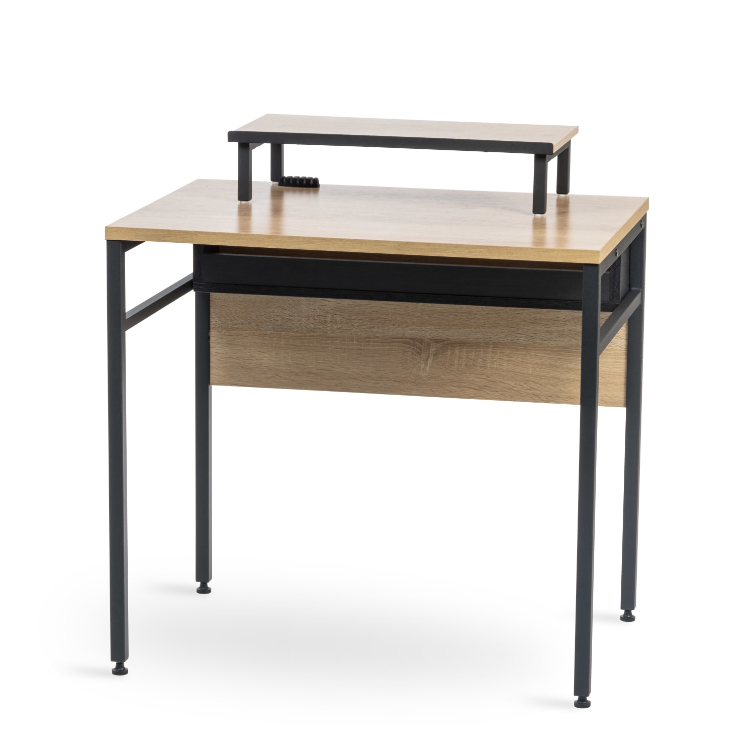 Iris USA 22inW Computer Desk With Monitor Riser, Brown - Image 3