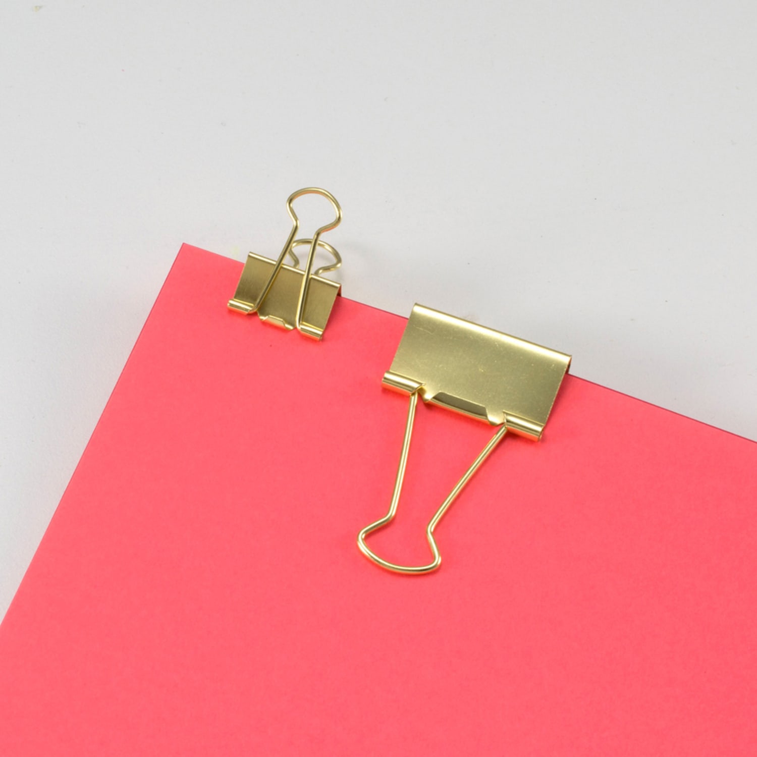OIC Assorted Binder Clips, Assorted Sizes, Gold, Pack Of 30 - Image 6
