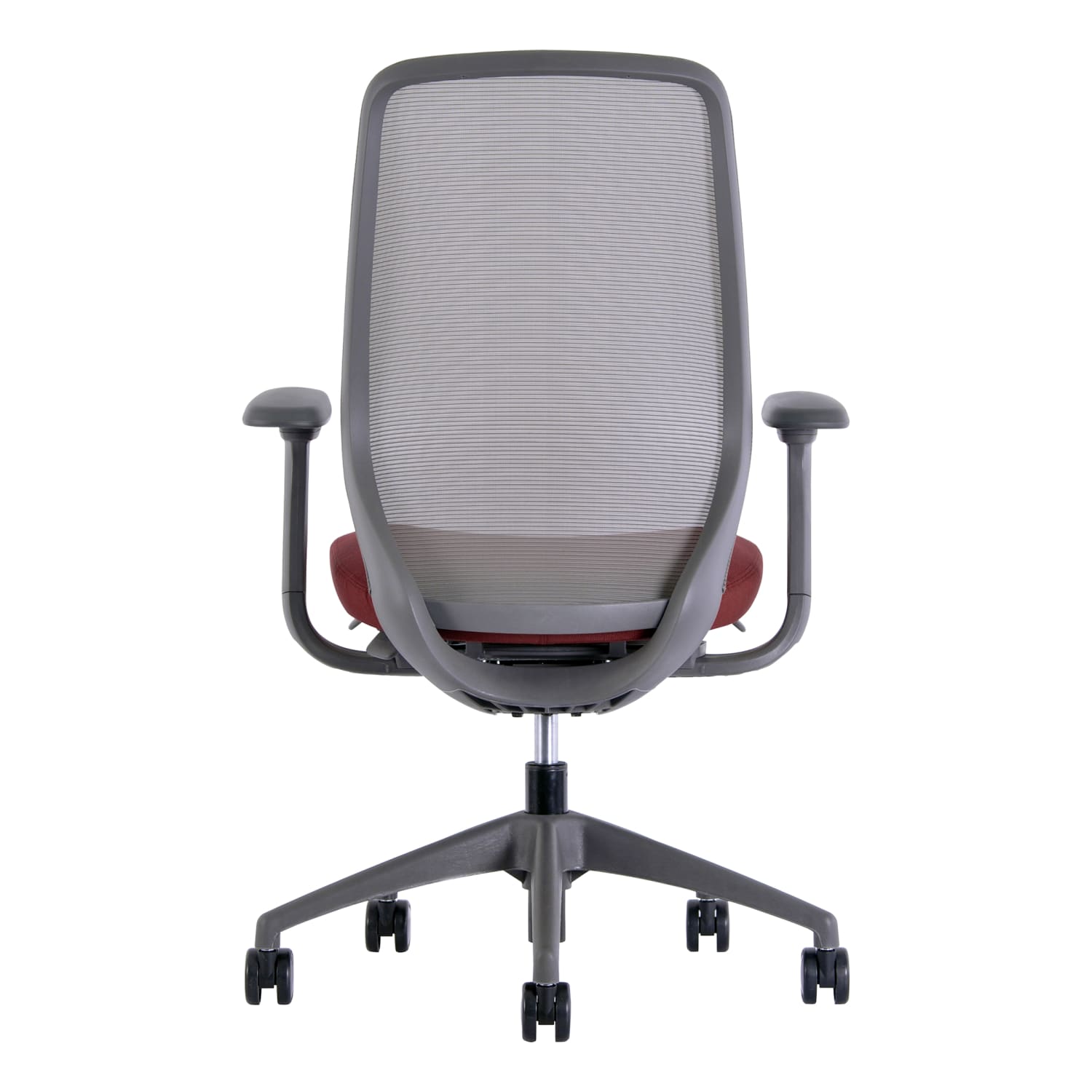 WorkPro 6000 Series Multifunction Ergonomic MeshFabric HighBack Executive Chair Gray FrameRed Seat BIFMA Compliant PopularChairscom WorkPro 6000 Series Multifunction Ergonomic MeshFabric High Back Executive Chair Gray FrameRed Seat BIFMA Compliant PopularChairscom