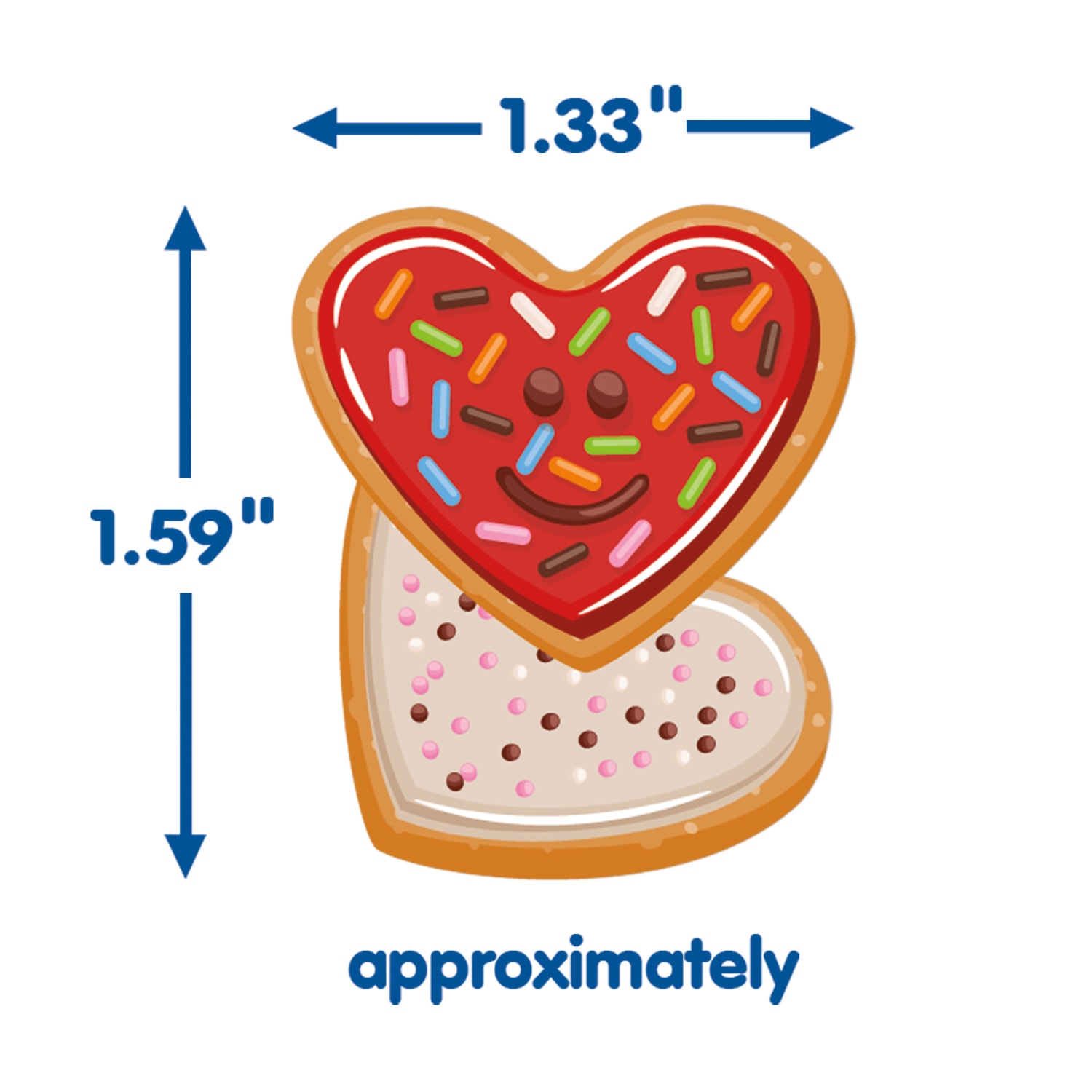 Eureka Giant Stickers, 1-5/16in x 1-3/4in, LOVE Valentines Day, 36 Stickers Per Pack, Set Of 12 Packs - Image 4