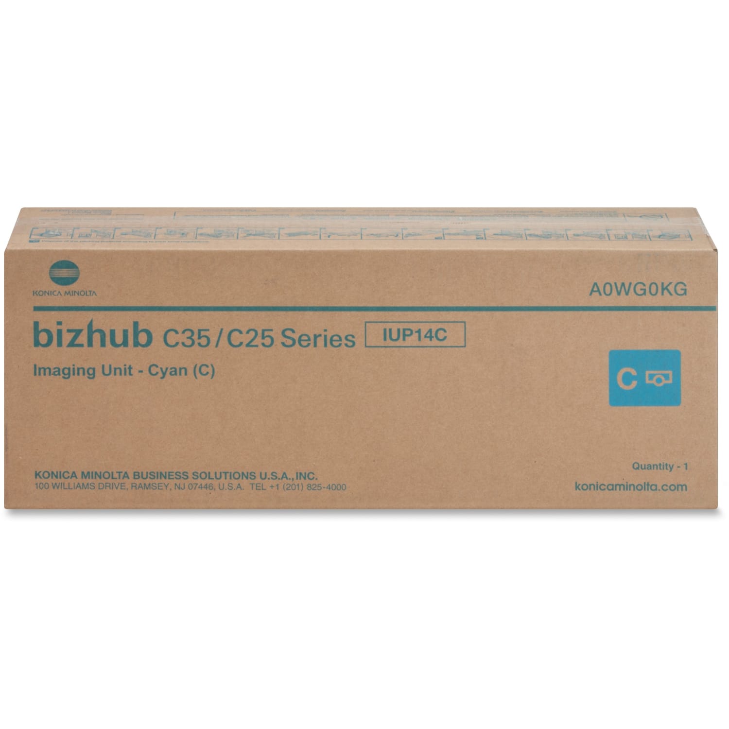 Konica Minolta bizhub C25/C35 Imaging Drum - Laser Print Technology - 30000 - Cyan - OEM - 1 Each - Image 4
