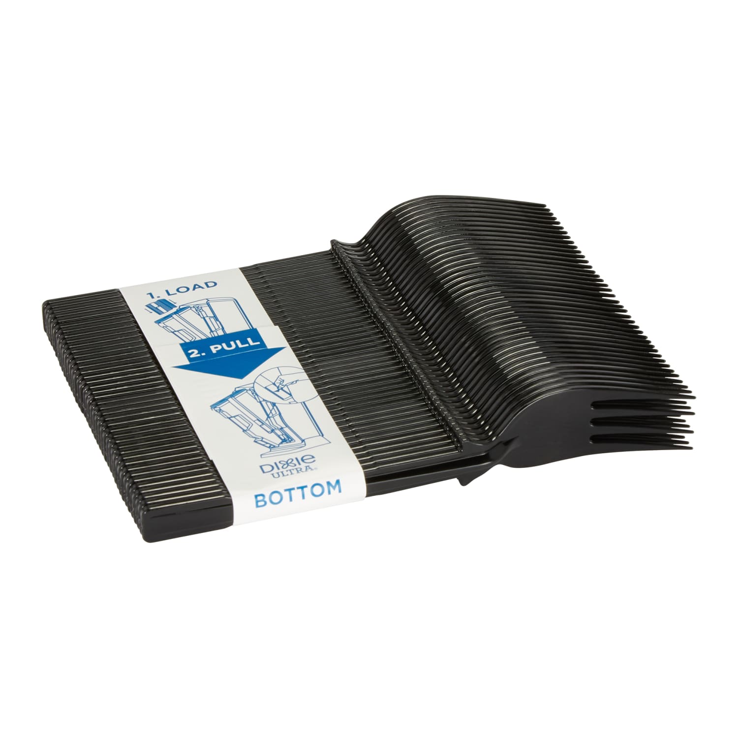 SmartStock T-Series Disposable Cutlery Refills, Polypropylene Forks, Black, 40 Forks Per Refill, Box Of 24 Refills - Image 5