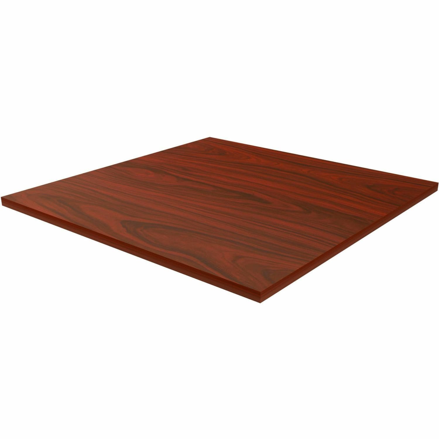 Lorell Hospitality/Conference Tabletop, 36inW x 36inL, Mahogany, 87243 - Image 3