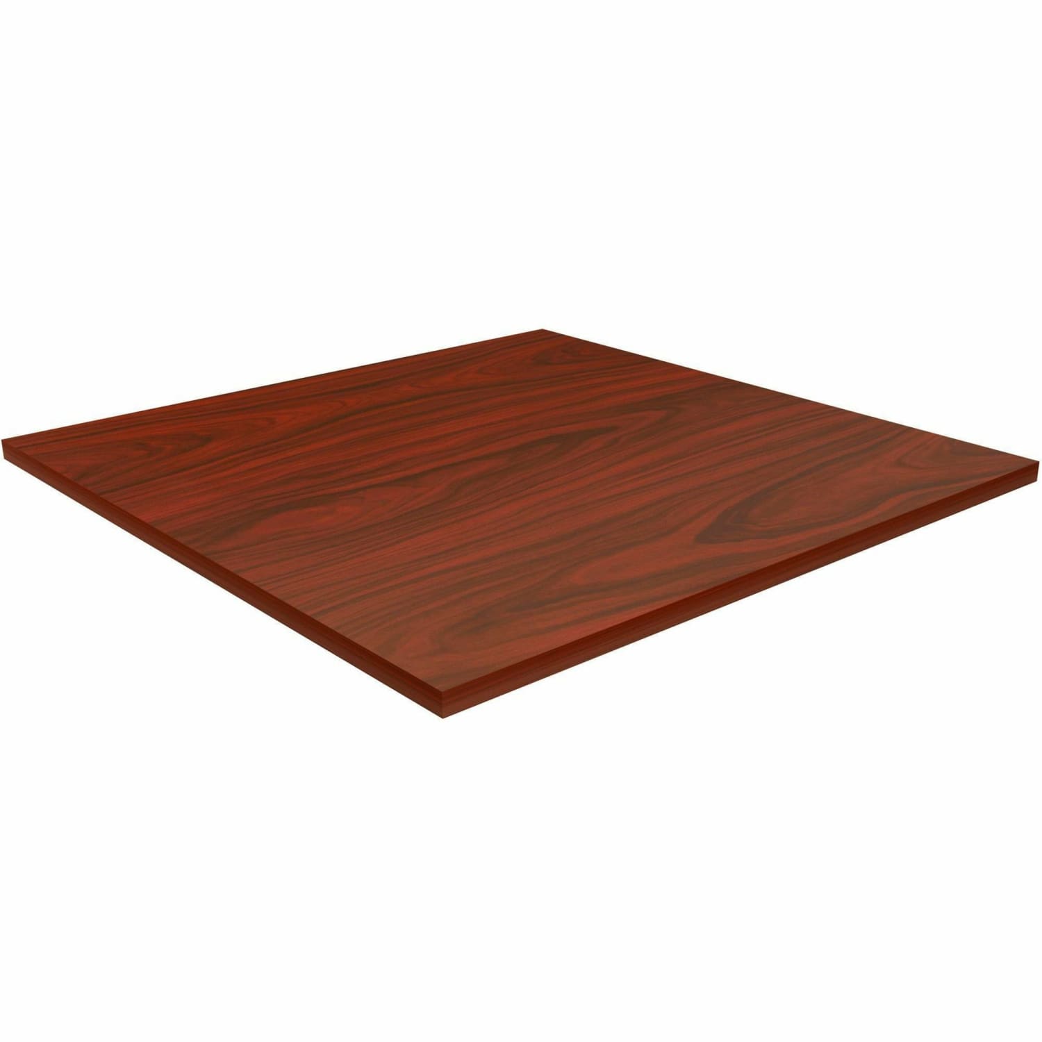 Lorell Hospitality/Conference Tabletop, 36inW x 36inL, Mahogany, 87243 - Image 4