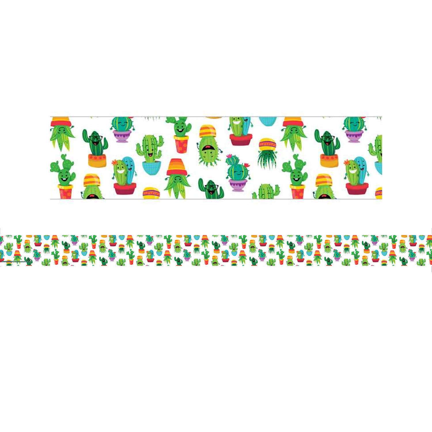 Eureka Deco Trim Packs, 37' x 2-1/4in, A Sharp Bunch Tossed Pattern, Set Of 6 Packs - Image 3