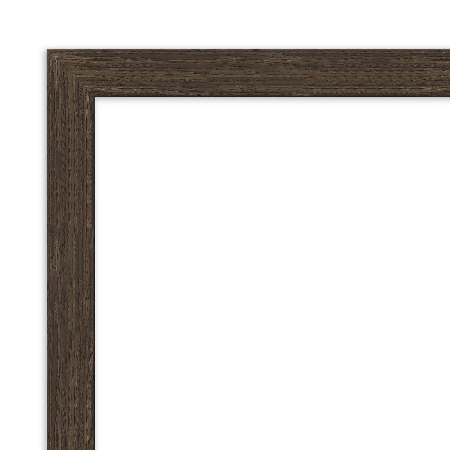 Amanti Art Woodgrain Stripe Wood Picture Frame, 13in x 16in, Opening Size 11in x 14in (Matted To 8in x 10in), Chocolate - Image 4