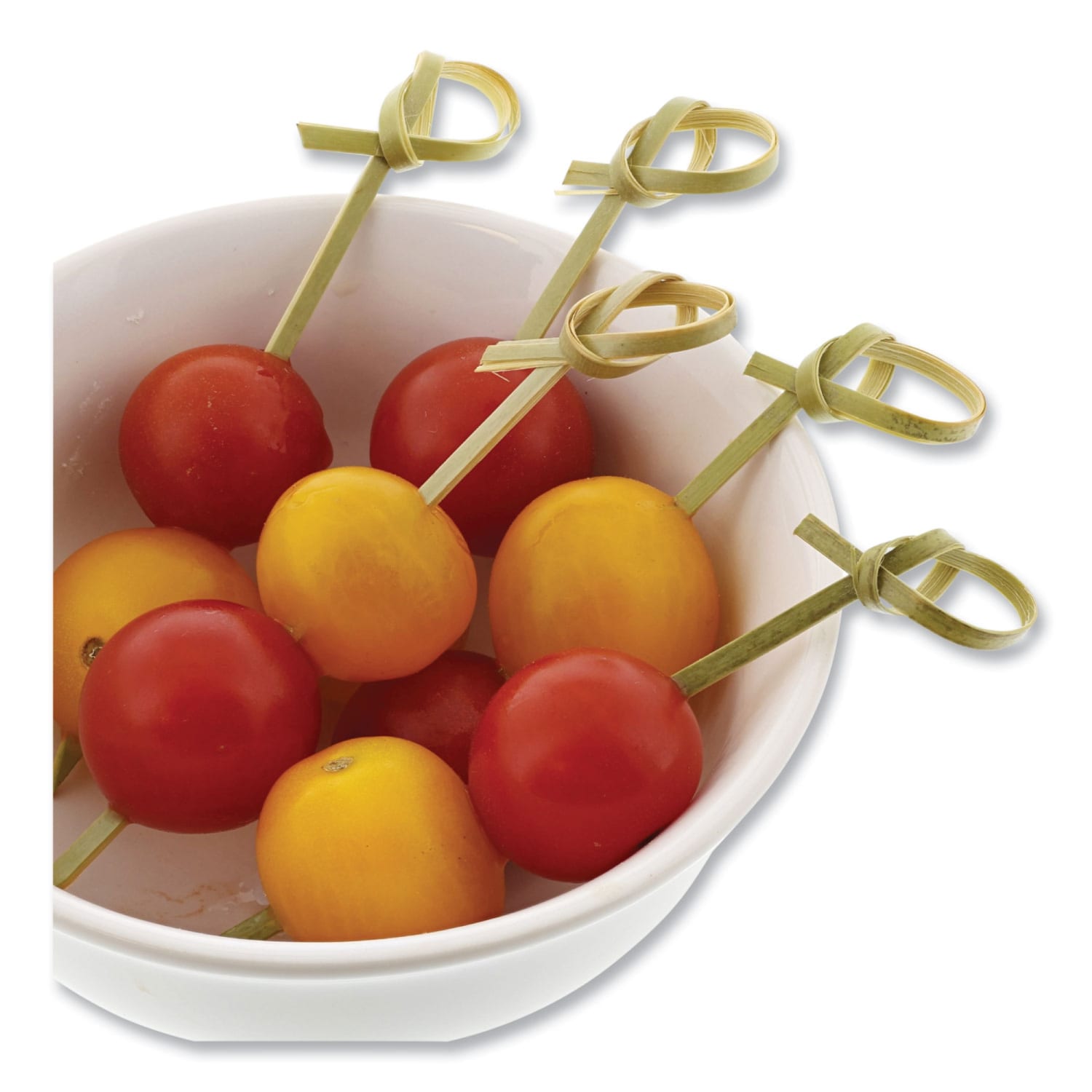 AmerCareRoyal Knotted Bamboo Picks, 4in, Natural, Pack Of 100 Picks, Carton of 10 Packs - Image 6