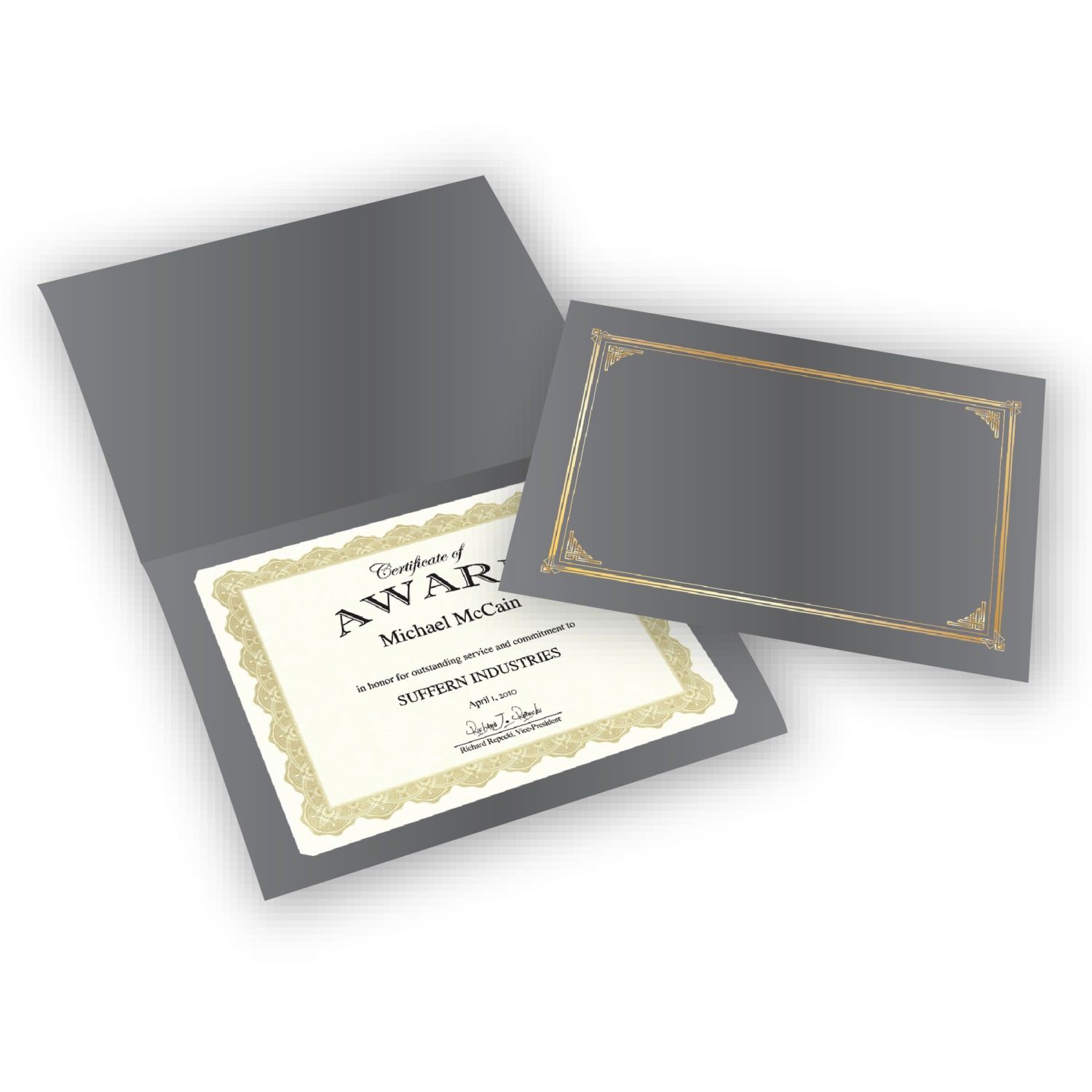 Geographics Document Covers, 9 1/2in x 12 1/4in, Gray, Pack Of 6 - Image 4