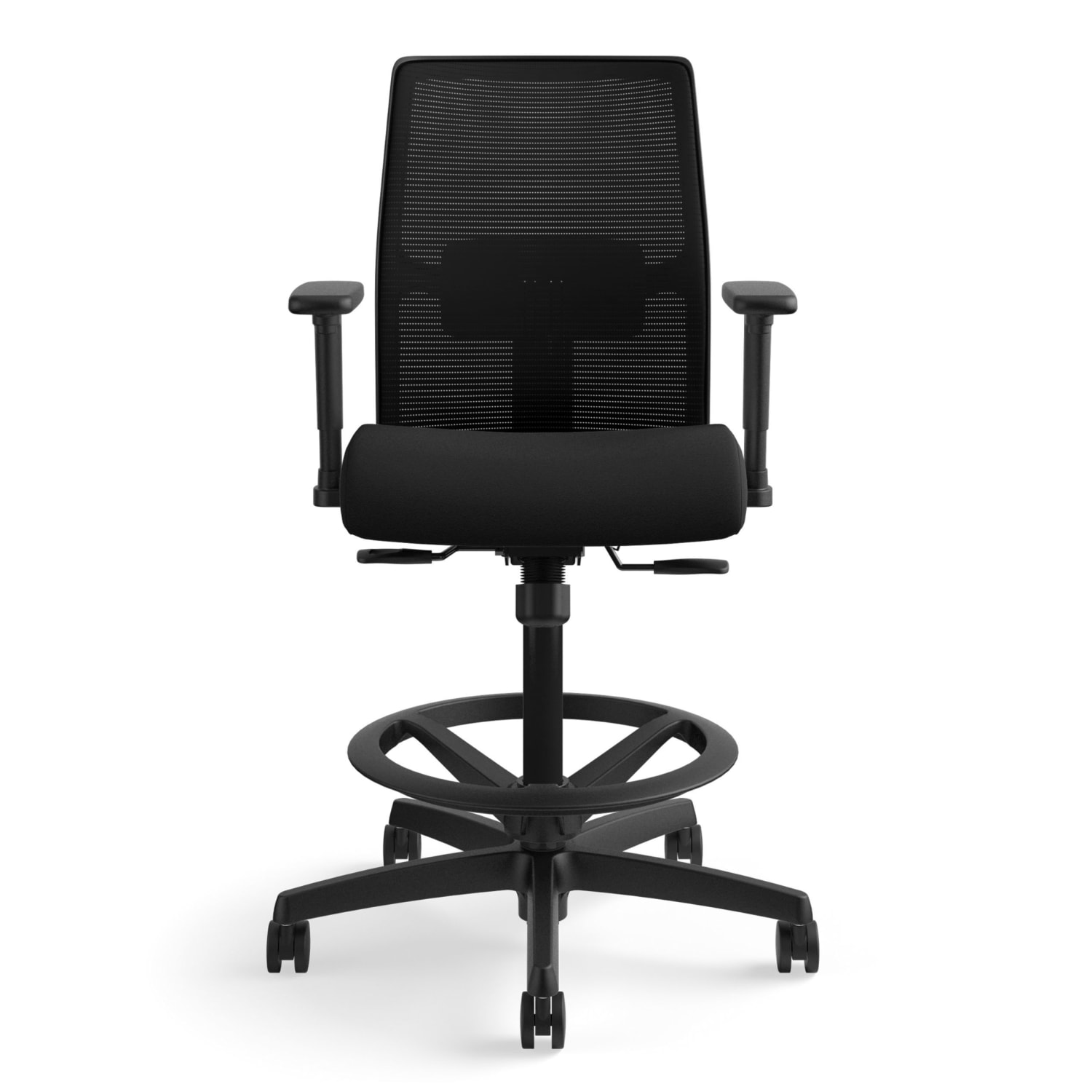 HON Ignition 2.0 Mesh Mid-Back Task Stool, Black - Image 3