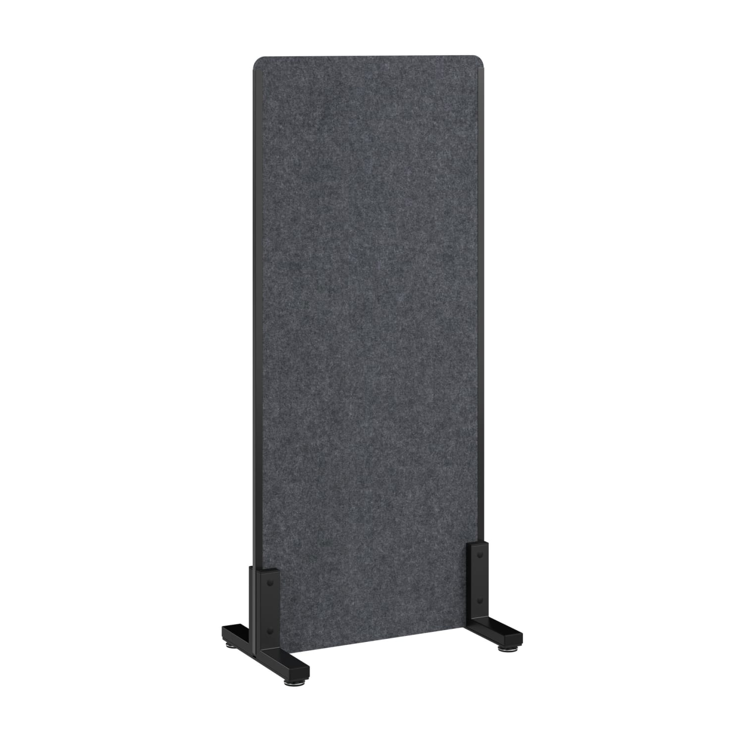WorkPro Motiva Freestanding Privacy Screen, 55inH x 24inW x 15inD, Cool Charcoal, Standard Delivery - Image 6