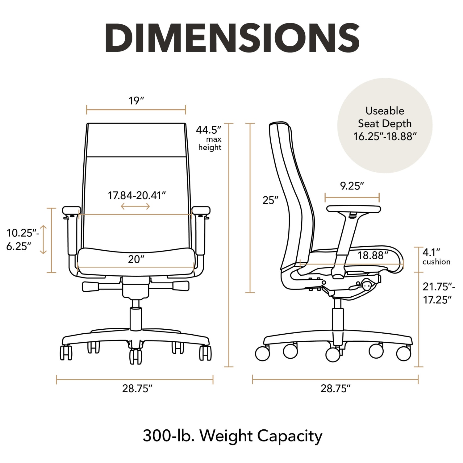 HON Ignition 20 Ergonomic Fabric Upholstered Mid Back Task Chair NavyBlack PopularChairscom