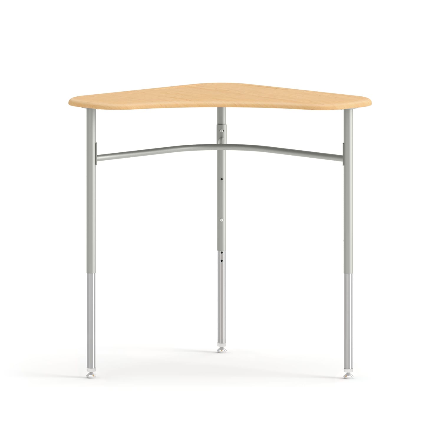 HON SmartLink 36inW Student Desks, Natural Maple/Platinum Metallic, Set Of 2 Desks - Image 3
