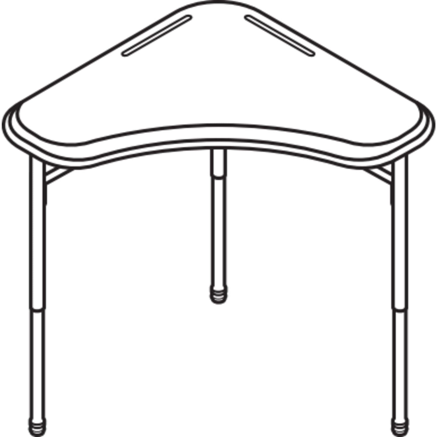 HON SmartLink 36inW Student Desks, Natural Maple/Platinum Metallic, Set Of 2 Desks - Image 4