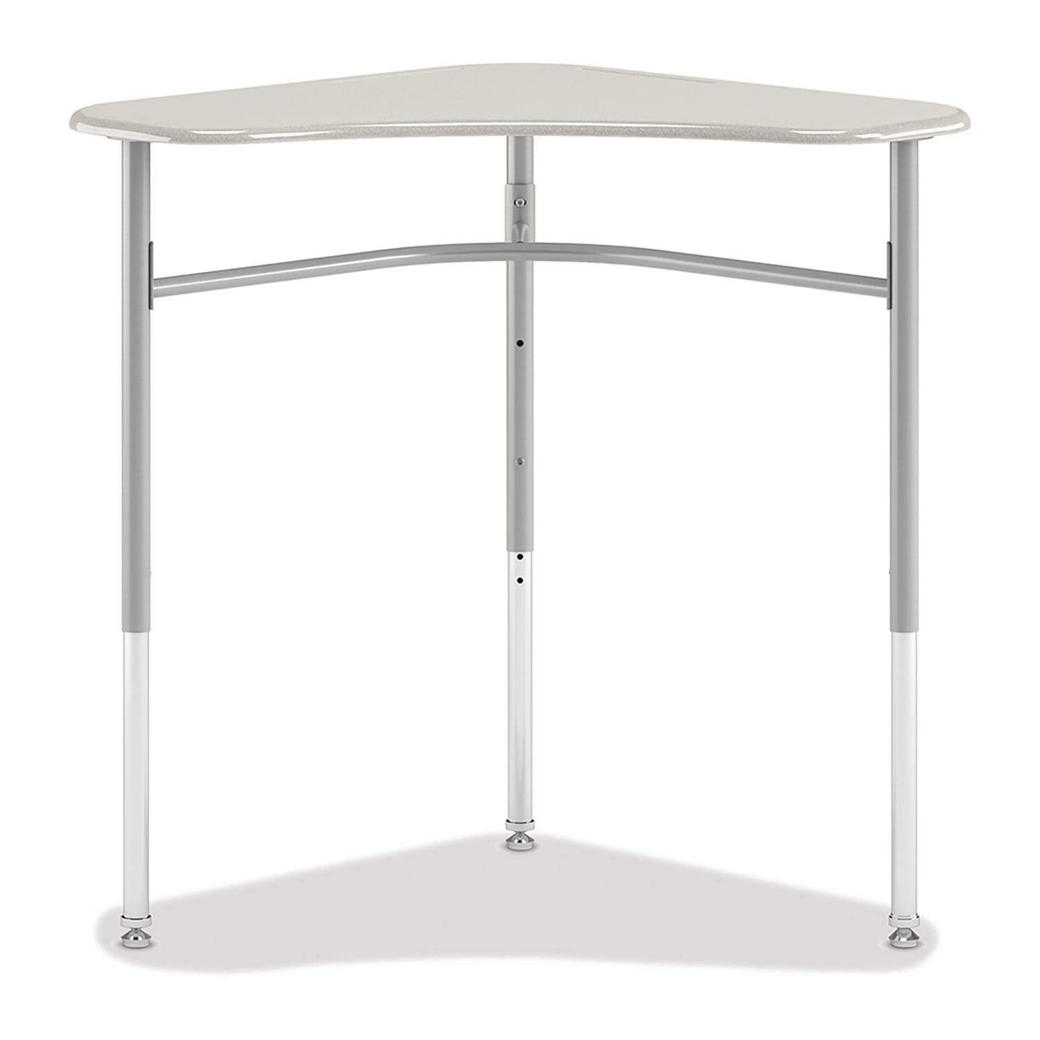 HON SmartLink 36inW Student Desks, White/Platinum Metallic, Set Of 2 Desks - Image 3