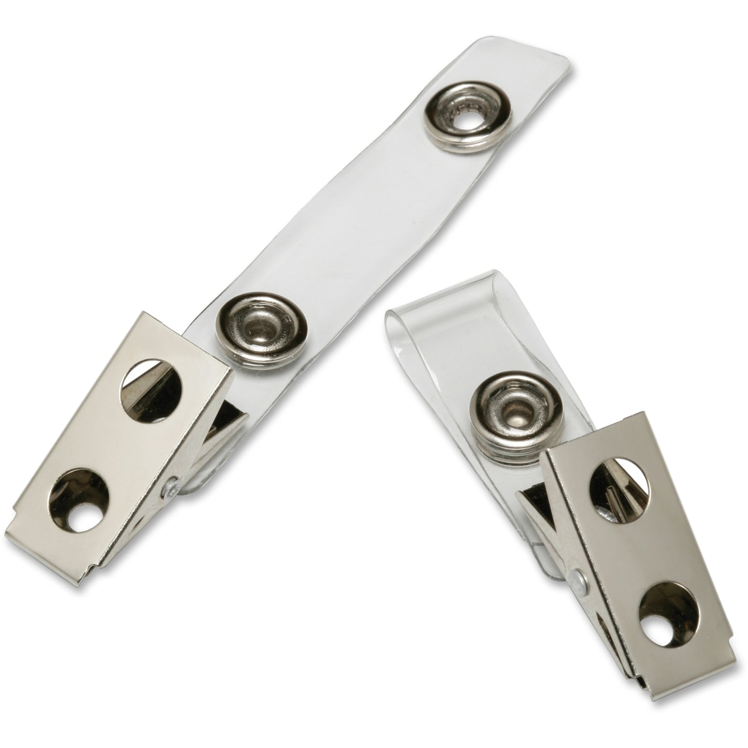 SKILCRAFT Strap Adapter, 3/4in x 2in, Clear, Pack Of 100 (AbilityOne 8455-01-645-2727) - Image 3