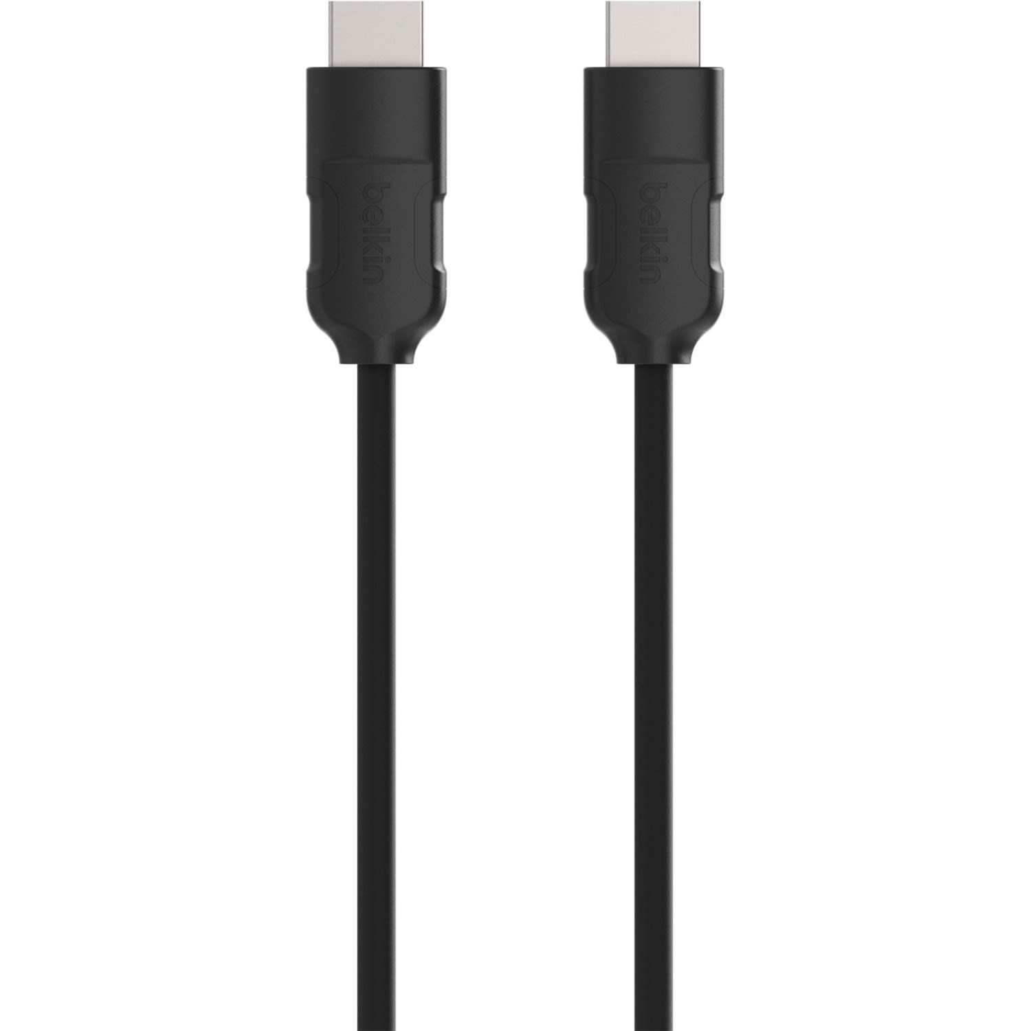 Belkin 6 foot High Speed HDMI - Ultra HD Cable 4k @30Hz HDMI 1.4 w/ Ethernet - 6 ft HDMI A/V Cable - First End: HDMI Digital Audio/Video - Image 3