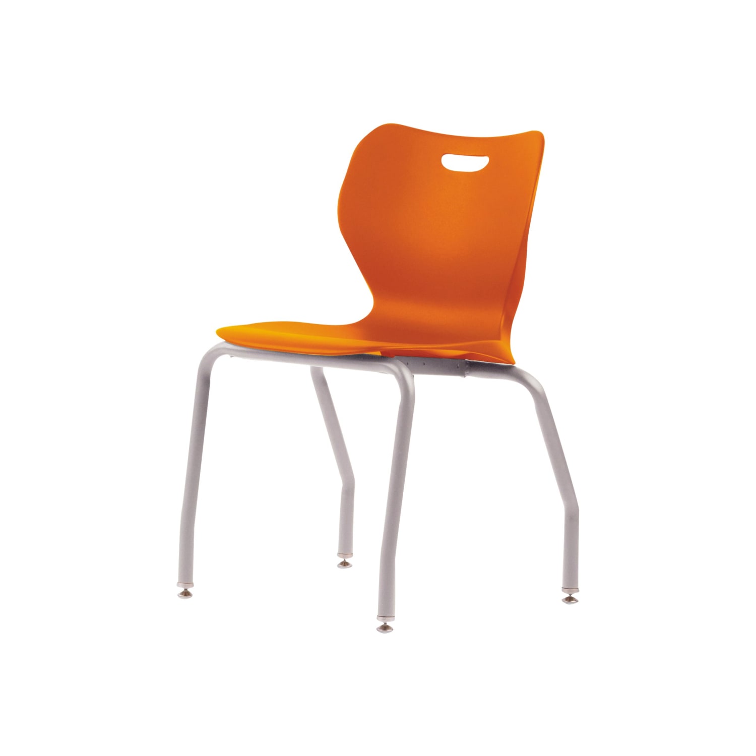 HON SmartLink 4-Leg Chairs, Onyx/Platinum, Set Of 4 Chairs - Image 6