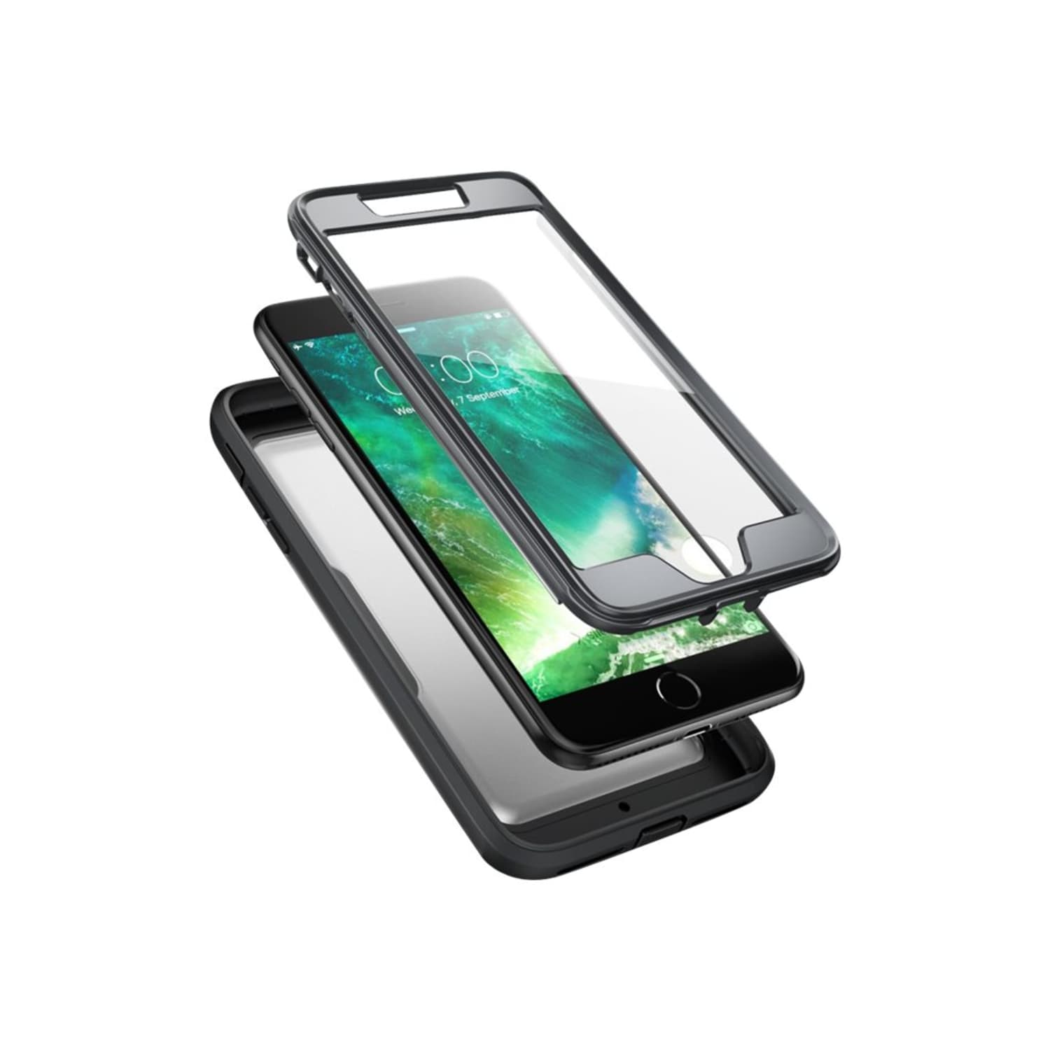 i-Blason Magma - Protective case for cell phone - rugged - rubber - black - Image 3