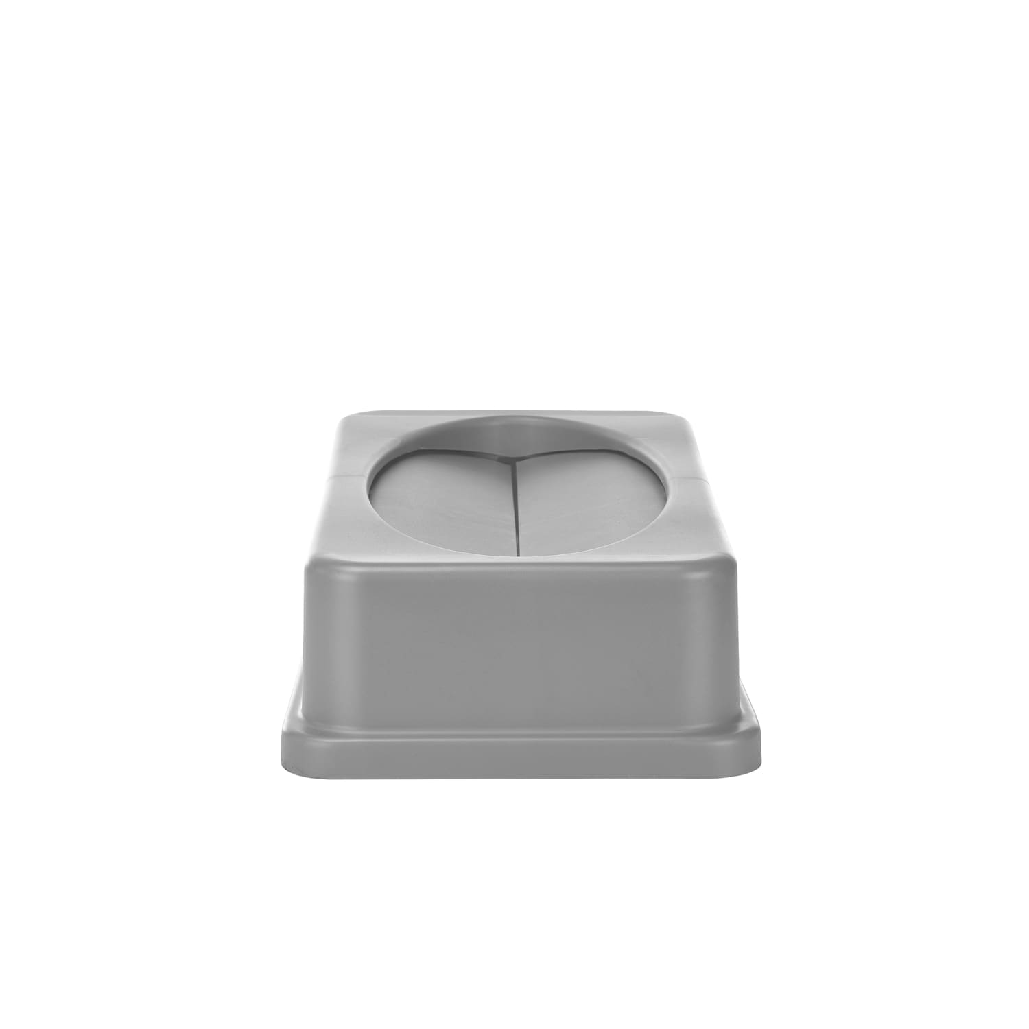 Alpine Slim Swinging Trash Can Lids, 20in x 12in, Gray, Pack Of 2 Lids - Image 3