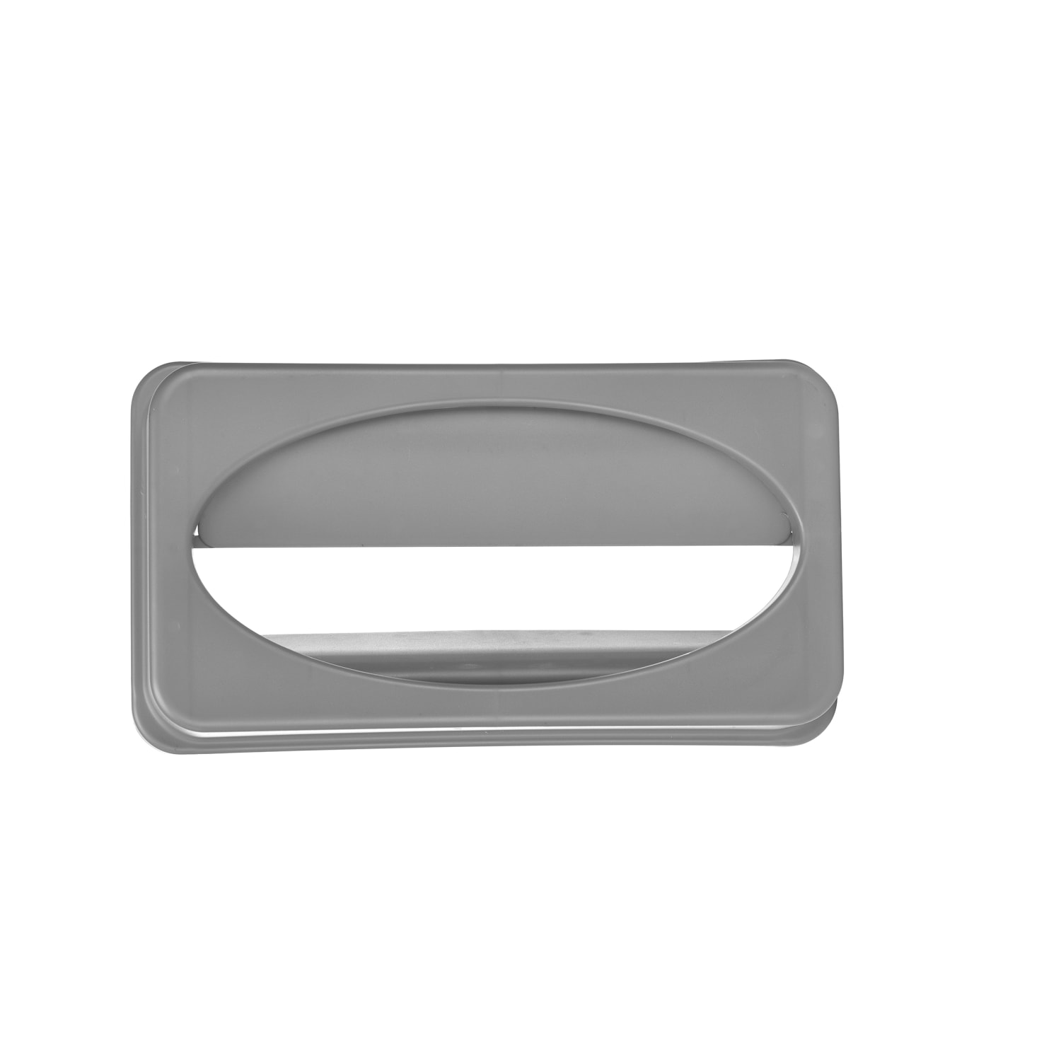 Alpine Slim Swinging Trash Can Lids, 20in x 12in, Gray, Pack Of 2 Lids - Image 5
