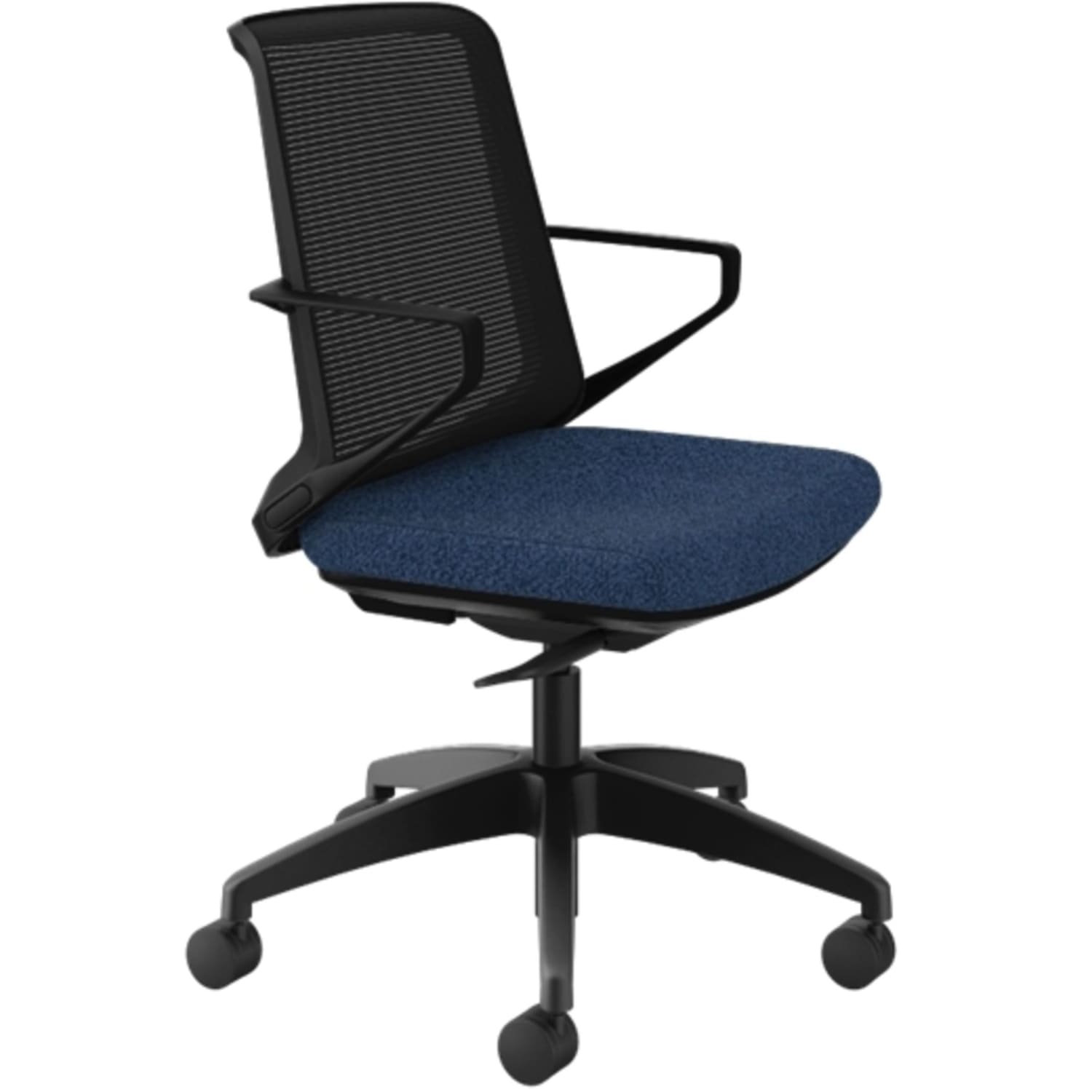 HON Cliq Ergonomic MidBack Light Task Chair NavyBlack PopularChairscom HON Cliq Ergonomic Mid Back Light Task Chair NavyBlack PopularChairscom