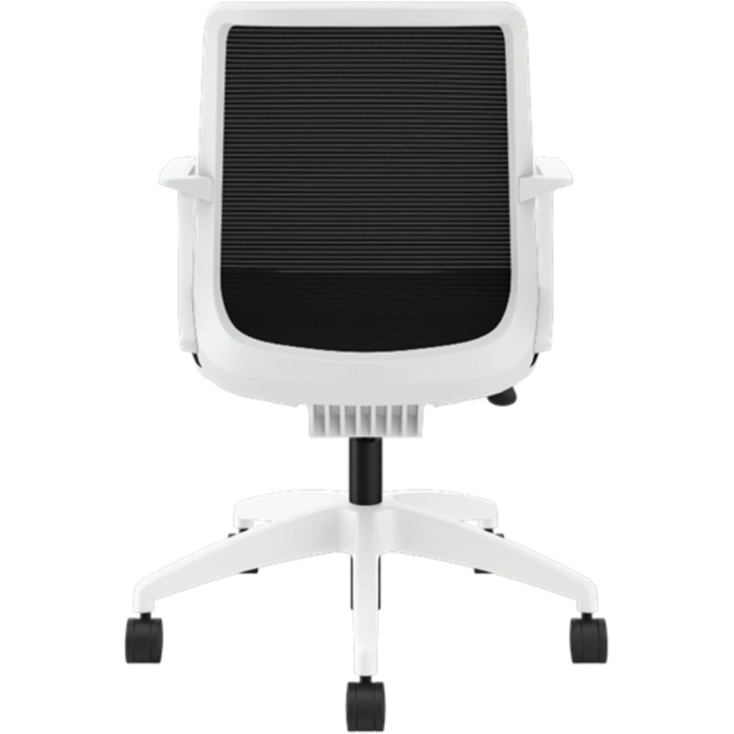 HON Cliq Ergonomic Mid-Back Light Task Chair, Black/Designer White - Image 5
