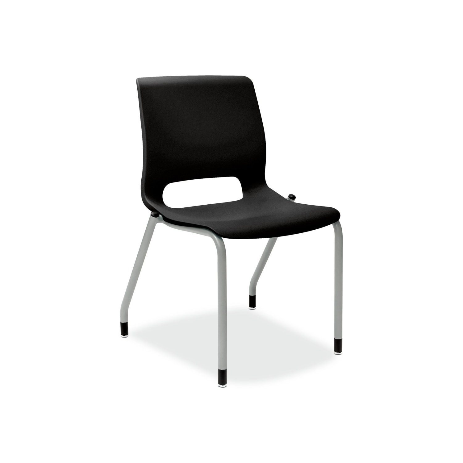 HON Motivate Stacking Chairs, Onyx/Platinum, Set Of 2 Chairs - Image 5