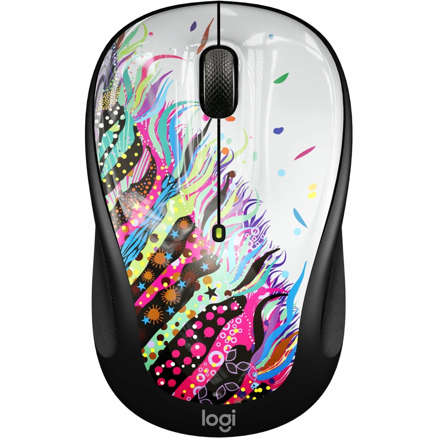 Logitech M325s Wireless Mouse, 2.4 GHz with USB Receiver, 1000 DPI Optical Tracking, Celebration Black - 910-006828 - Image 3