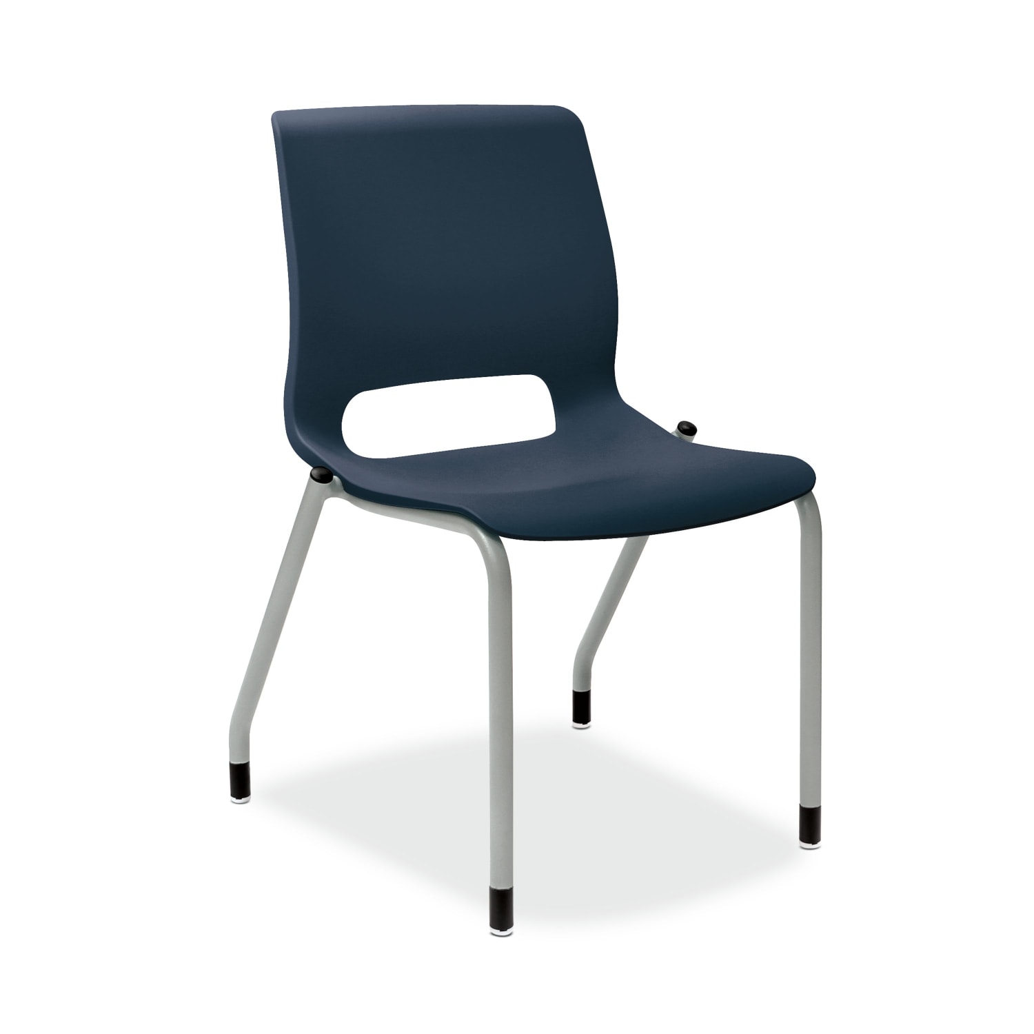 HON Motivate Stacking Chairs, Regatta/Platinum, Set Of 2 Chairs - Image 3