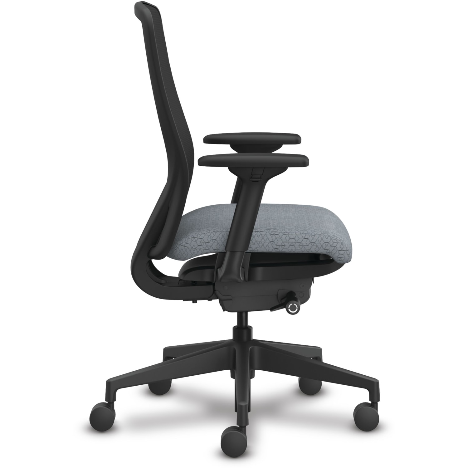 HON Nucleus Ergonomic Mesh-Back Work Chair, Basalt/Black - Image 3