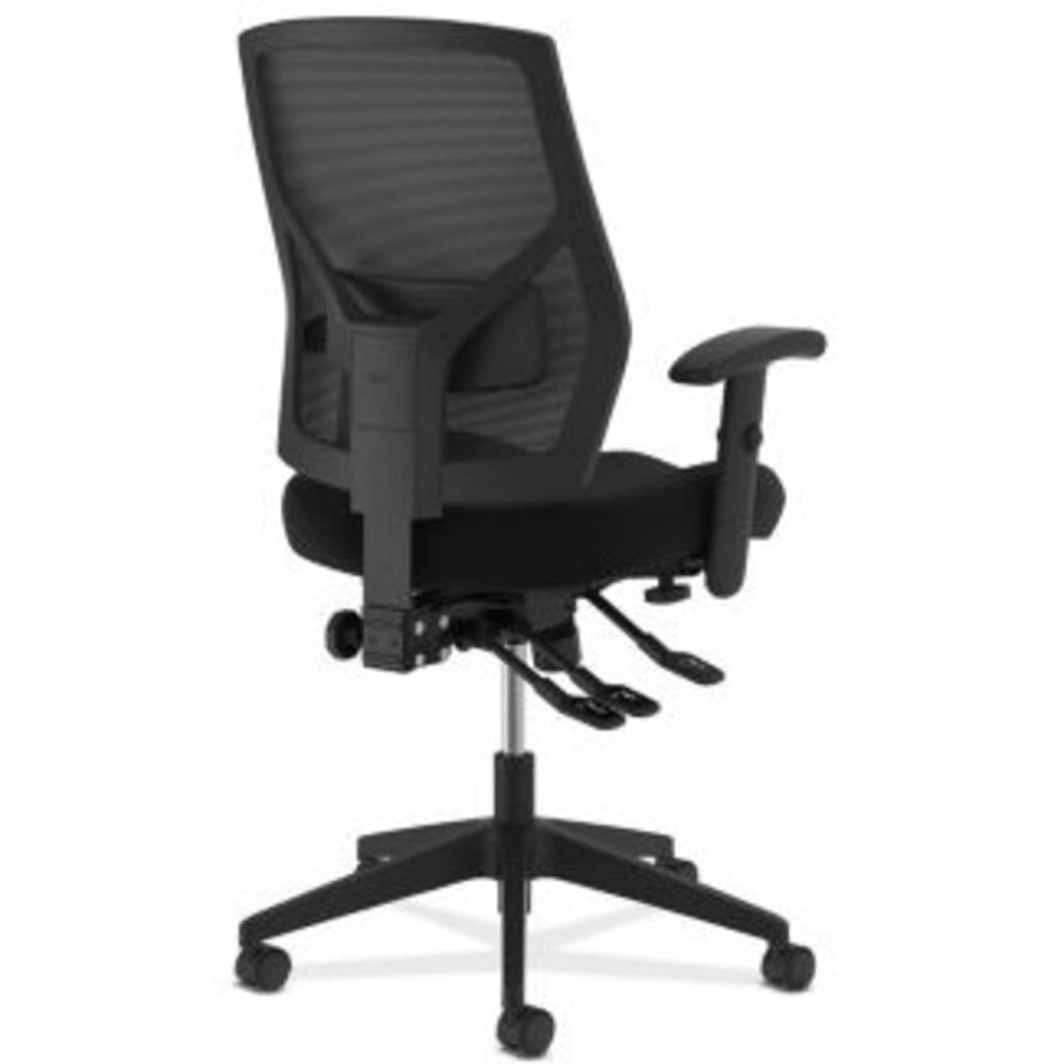 HON Crio Ergonomic Leather High-Back Task Chair With Asynchronous Control, Black - Image 6