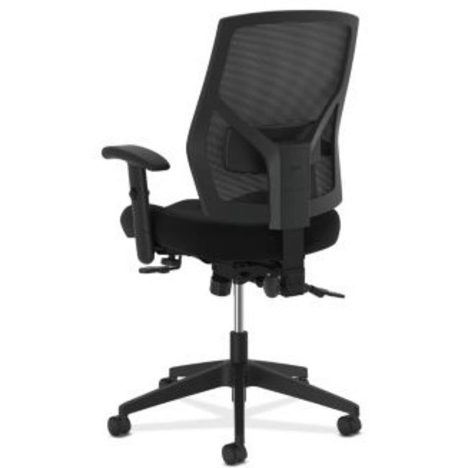 HON Crio Ergonomic Leather High-Back Task Chair With Asynchronous Control, Black - Image 7