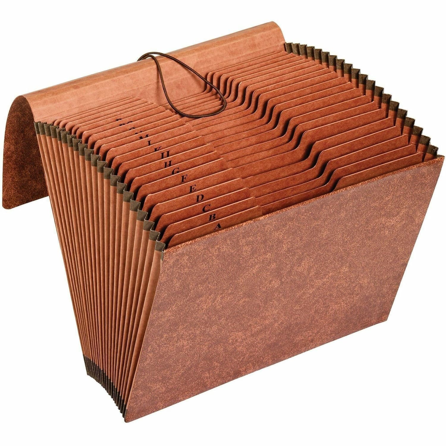 Sparco Heavy-Duty A-Z Accordion File, Letter Size, 30% Recycled, Brown - Image 3