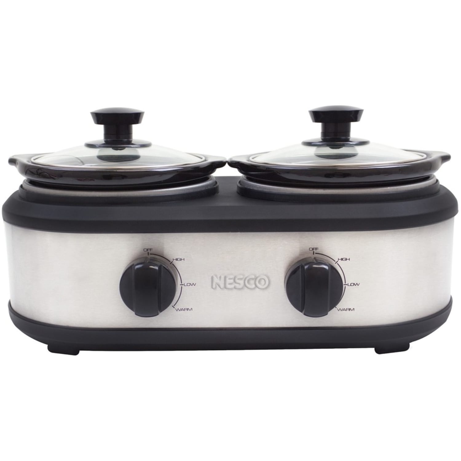 Nesco Dual Serving Station - Dual Warmer/Plates - 1.25 quart per Container - 170 W Electric Power Source - Stainless Steel - Image 6