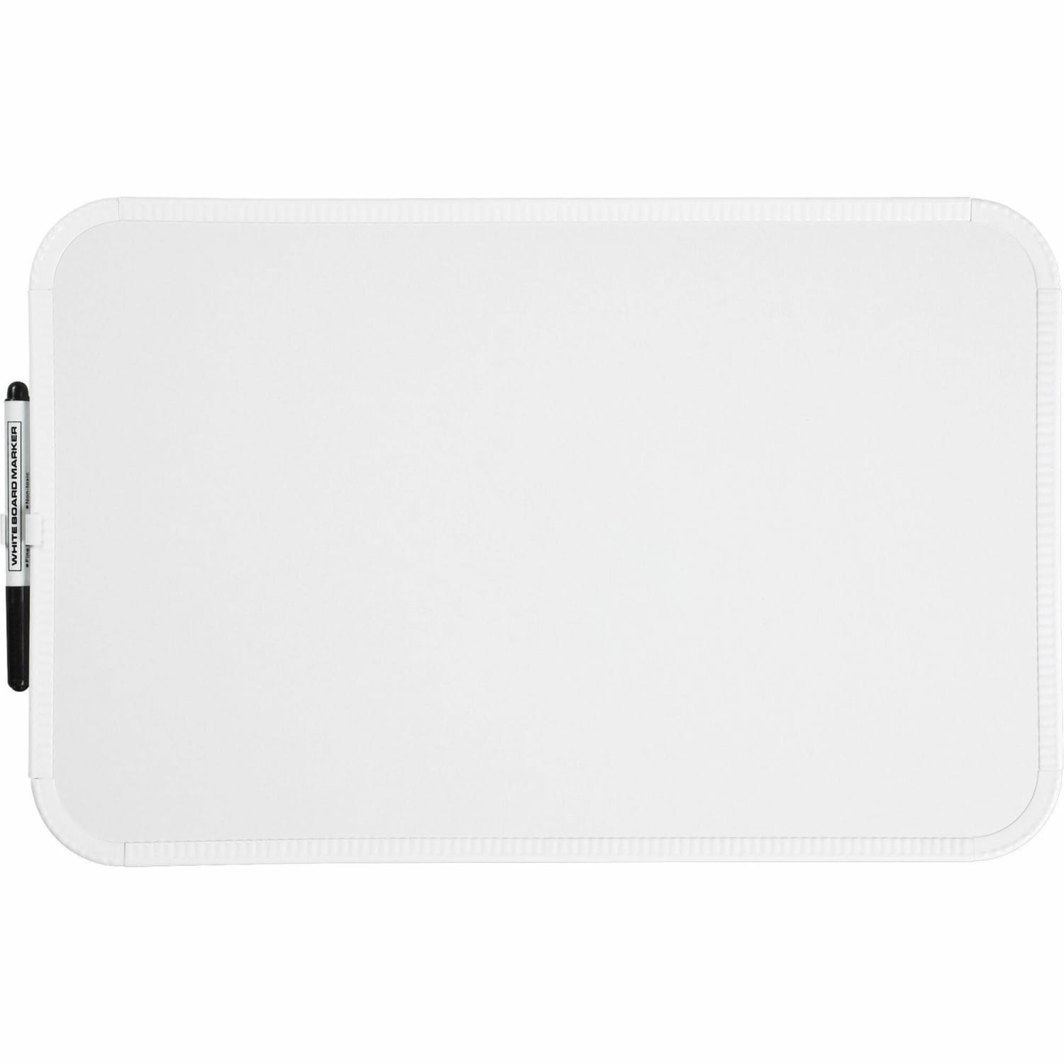Sparco Mini Melamine Dry-Erase Whiteboard, 17in x 11in, White Finish Frame - Image 3
