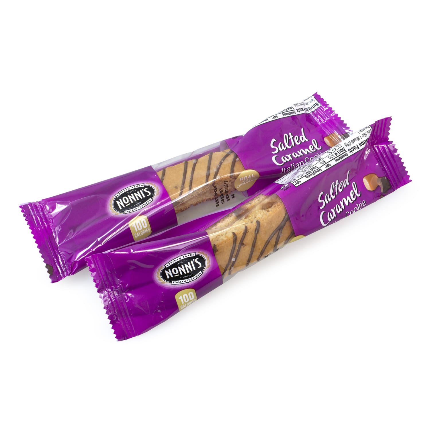 Nonnis Salted Caramel Biscotti, 0.84 Oz, Tub Of 25 Biscotti - Image 6