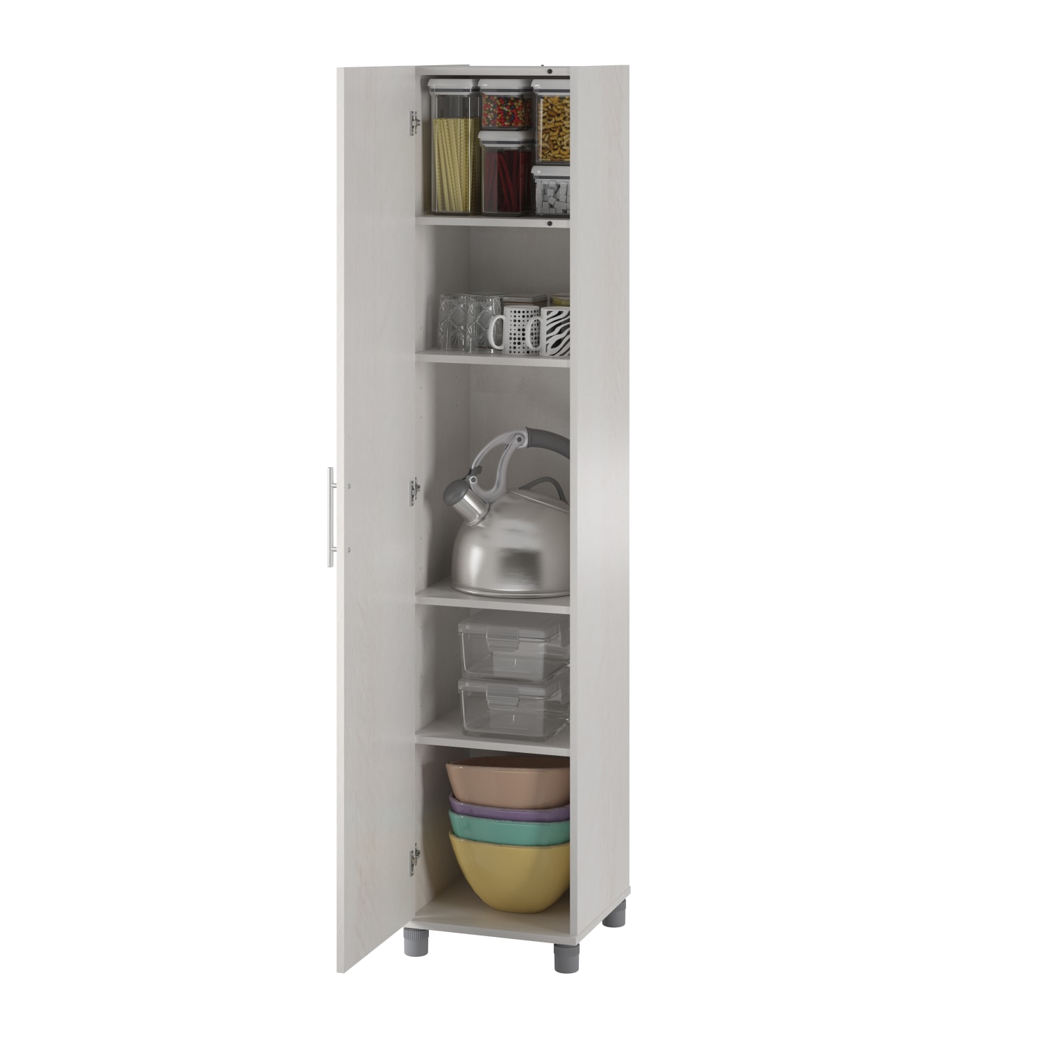 Ameriwood Home Camberly 16inW Utility Storage Cabinet, Ivory - Image 3