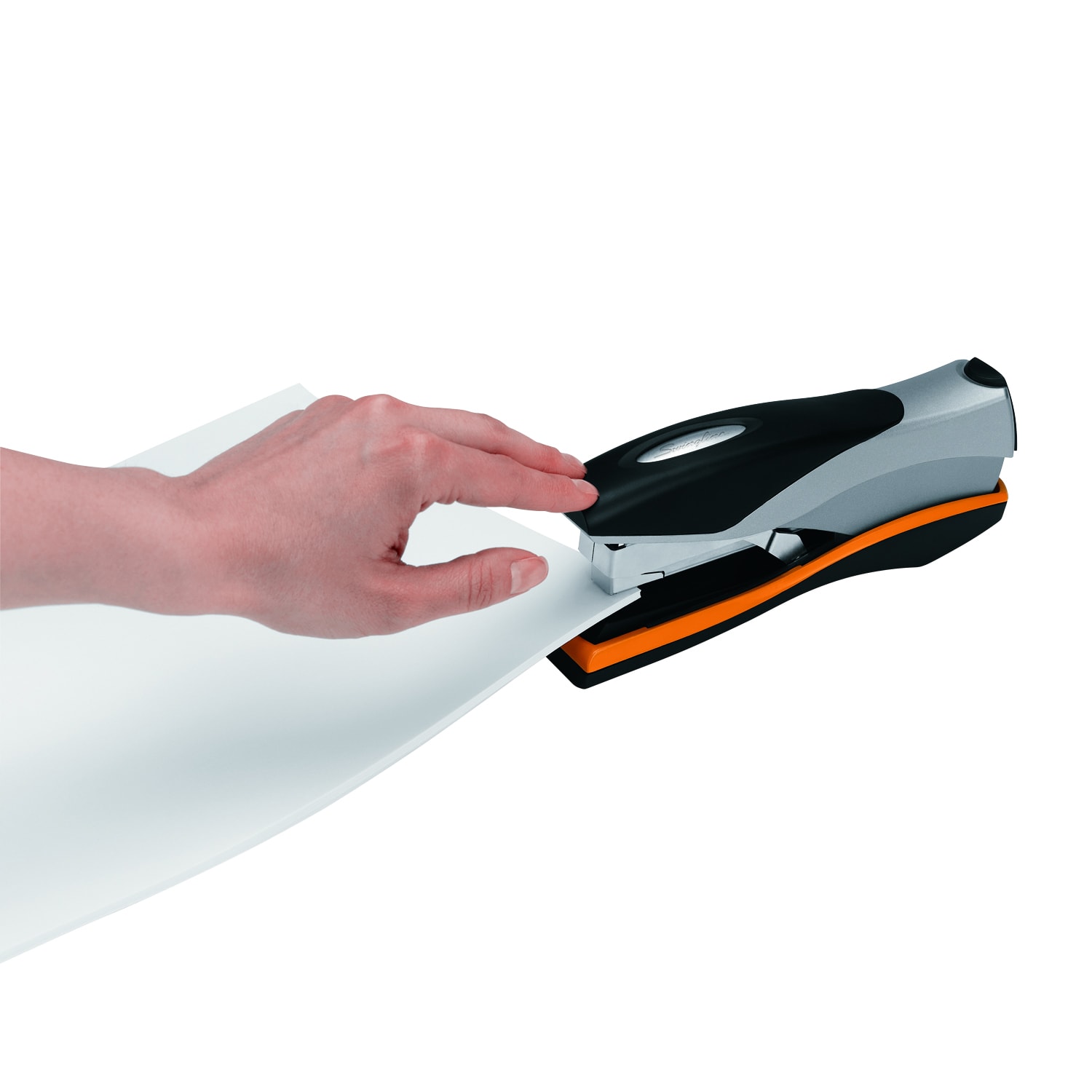 Swingline Optima 40 Reduced Effort Desk Stapler, Silver - Image 5