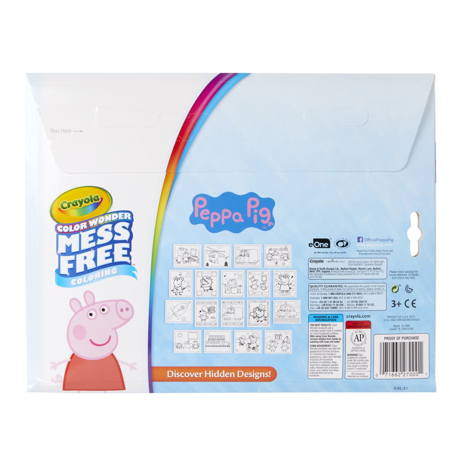 Crayola Color Wonder Mess-Free Coloring Pad & Markers, Peppa Pig, Pack Of 2 Sets - Image 4